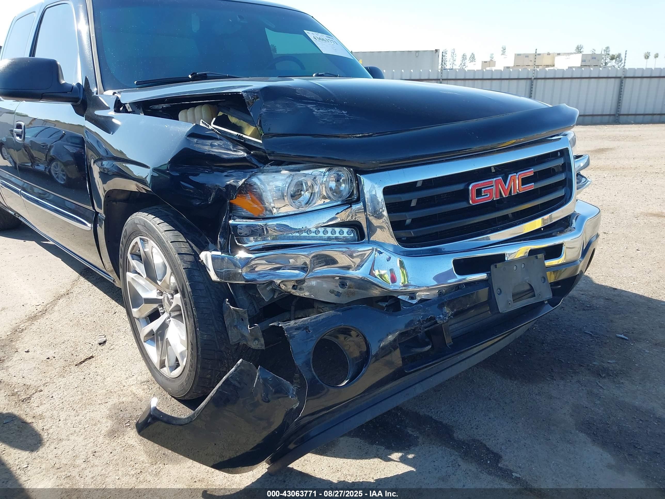 2005 Gmc Sierra 1500 Sle Black vin: 2GTEC19VX51343895