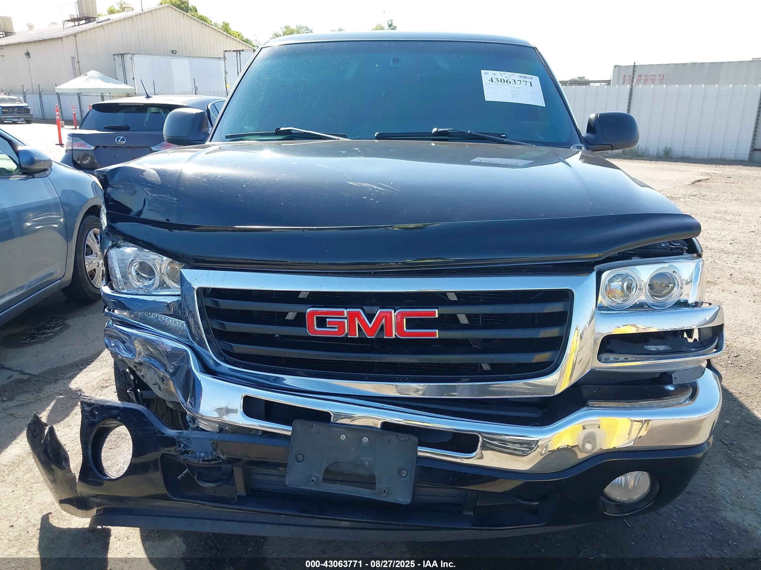 2005 Gmc Sierra 1500 Sle Black vin: 2GTEC19VX51343895