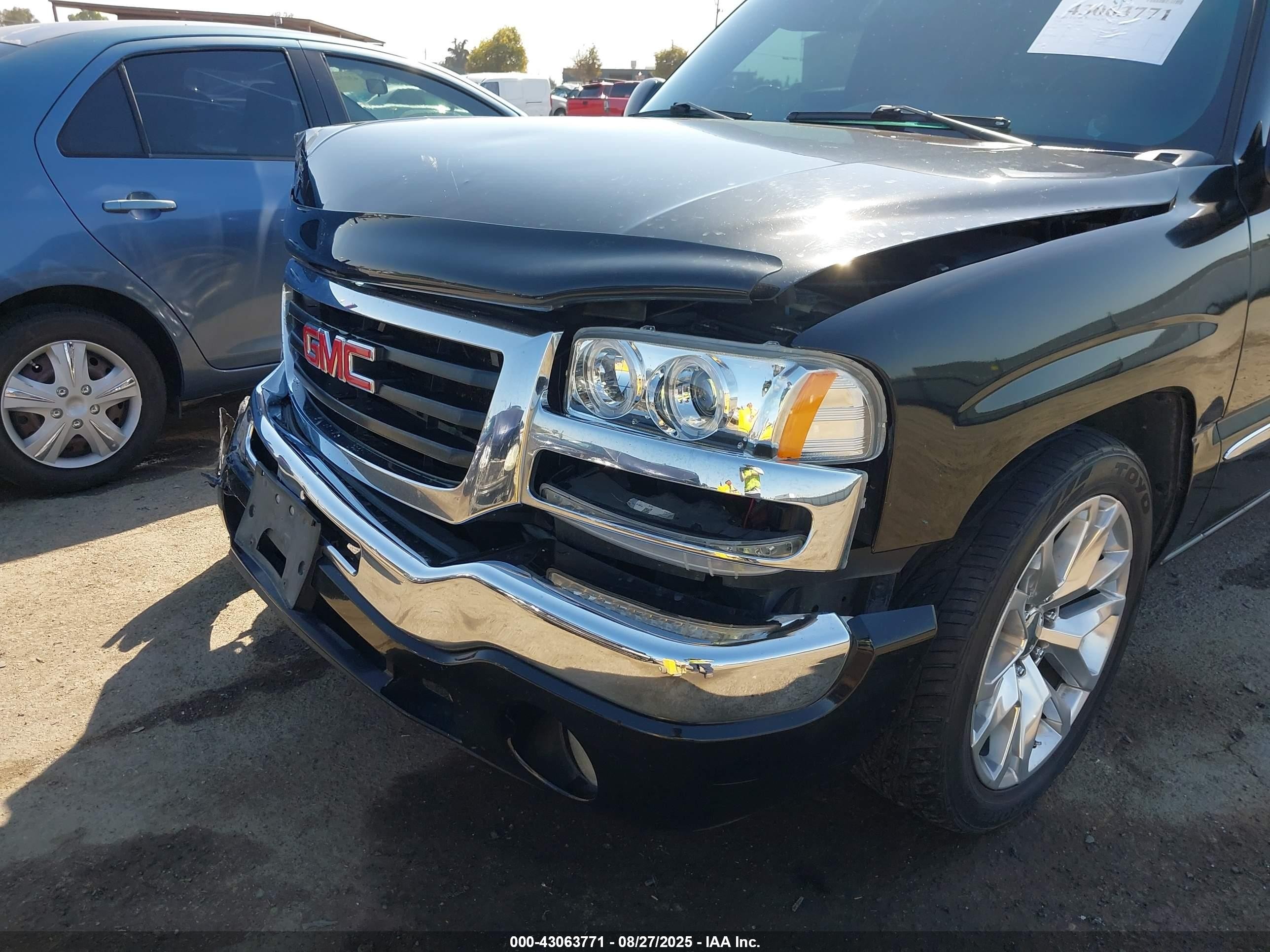 2005 Gmc Sierra 1500 Sle Black vin: 2GTEC19VX51343895