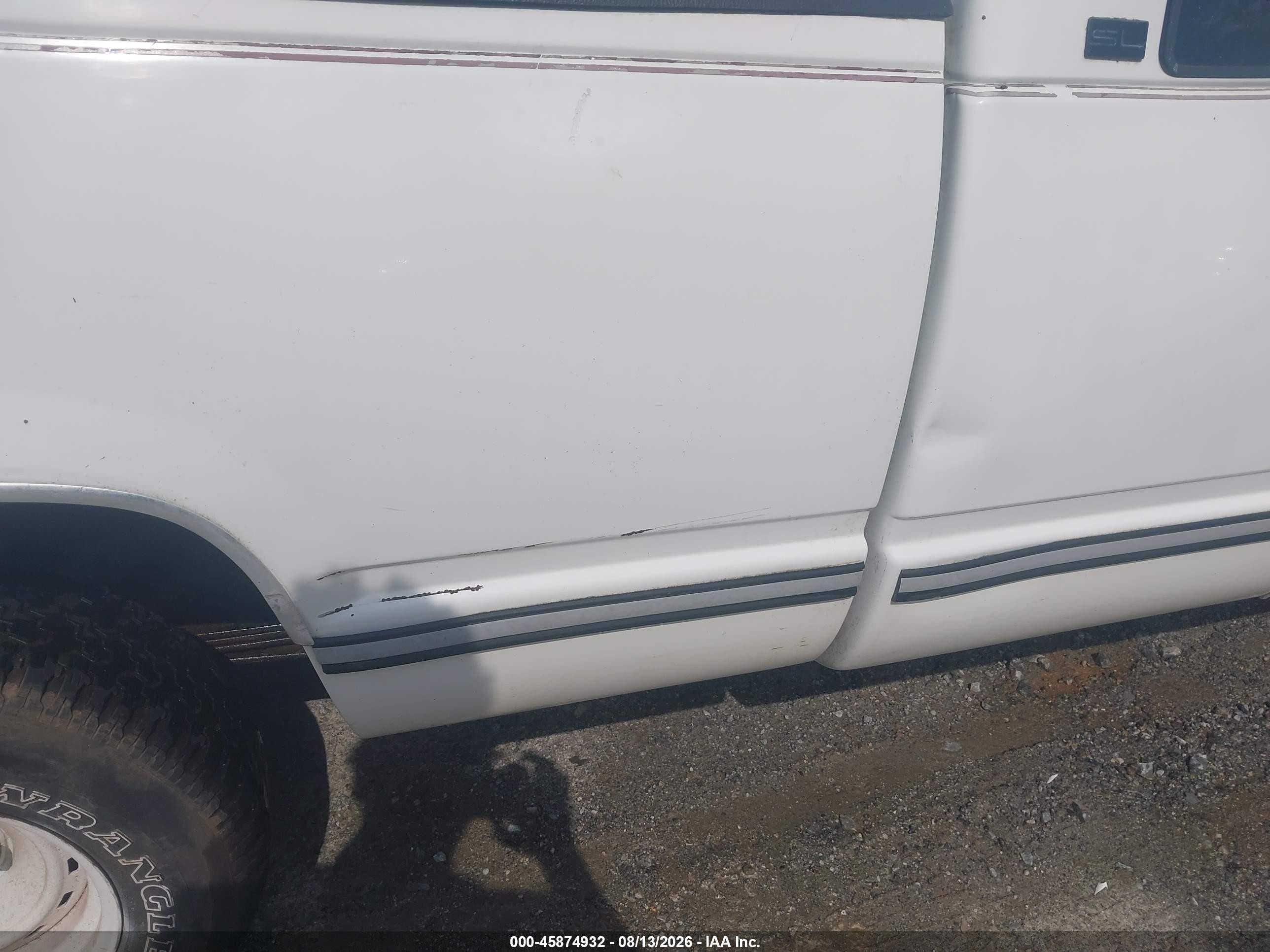 1996 Gmc Sierra C1500 White vin: 2GTEC19W7T1534275