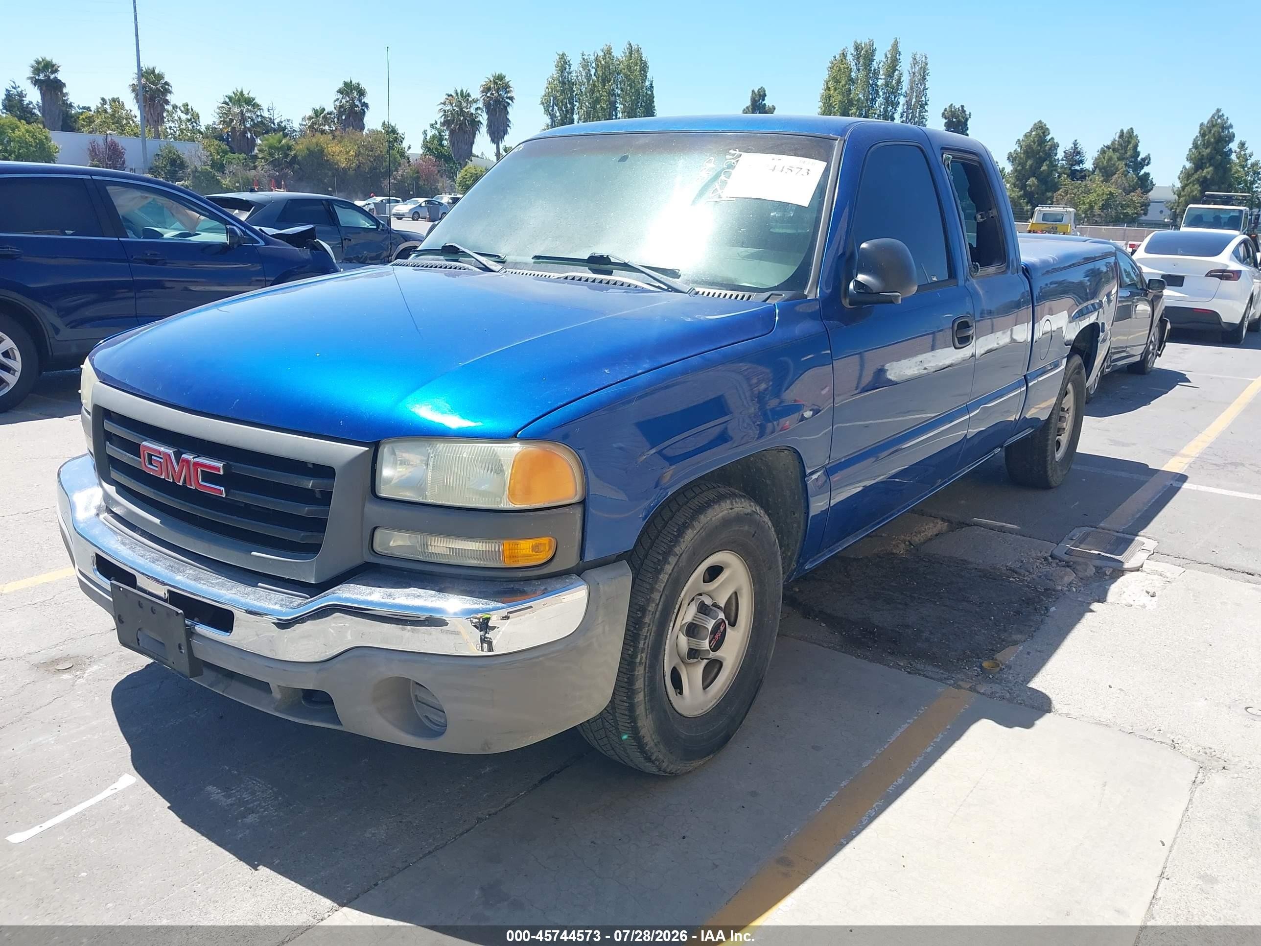 2003 Gmc Sierra 1500 Work Truck Синий vin: 2GTEC19X131375021