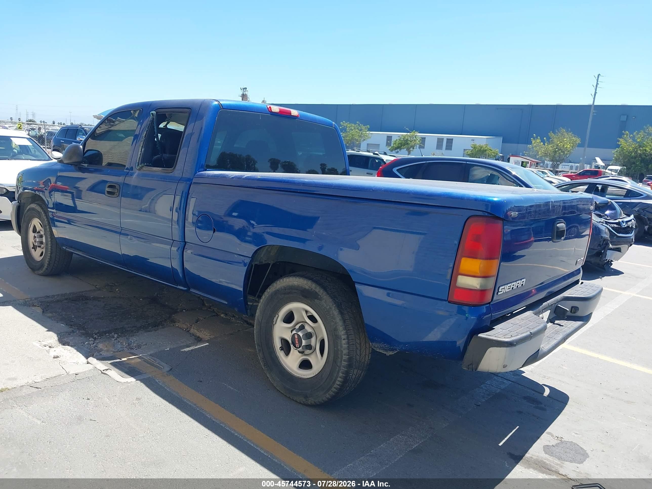 2003 Gmc Sierra 1500 Work Truck Синий vin: 2GTEC19X131375021