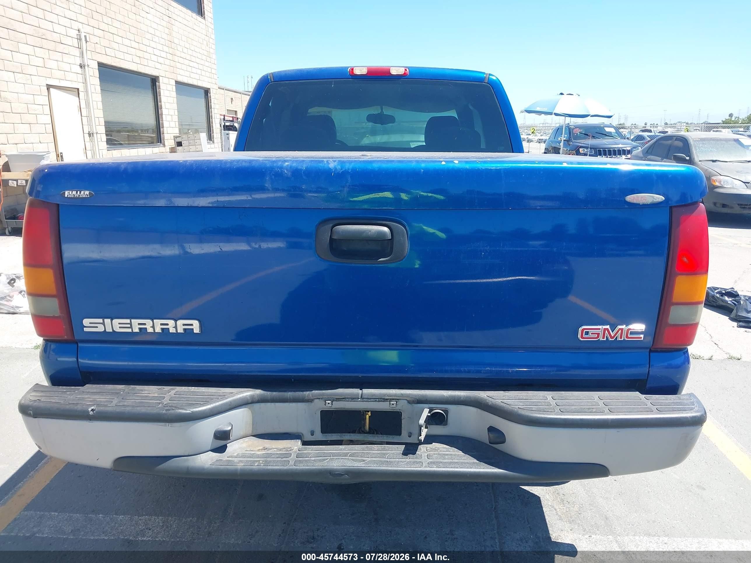 2003 Gmc Sierra 1500 Work Truck Синий vin: 2GTEC19X131375021