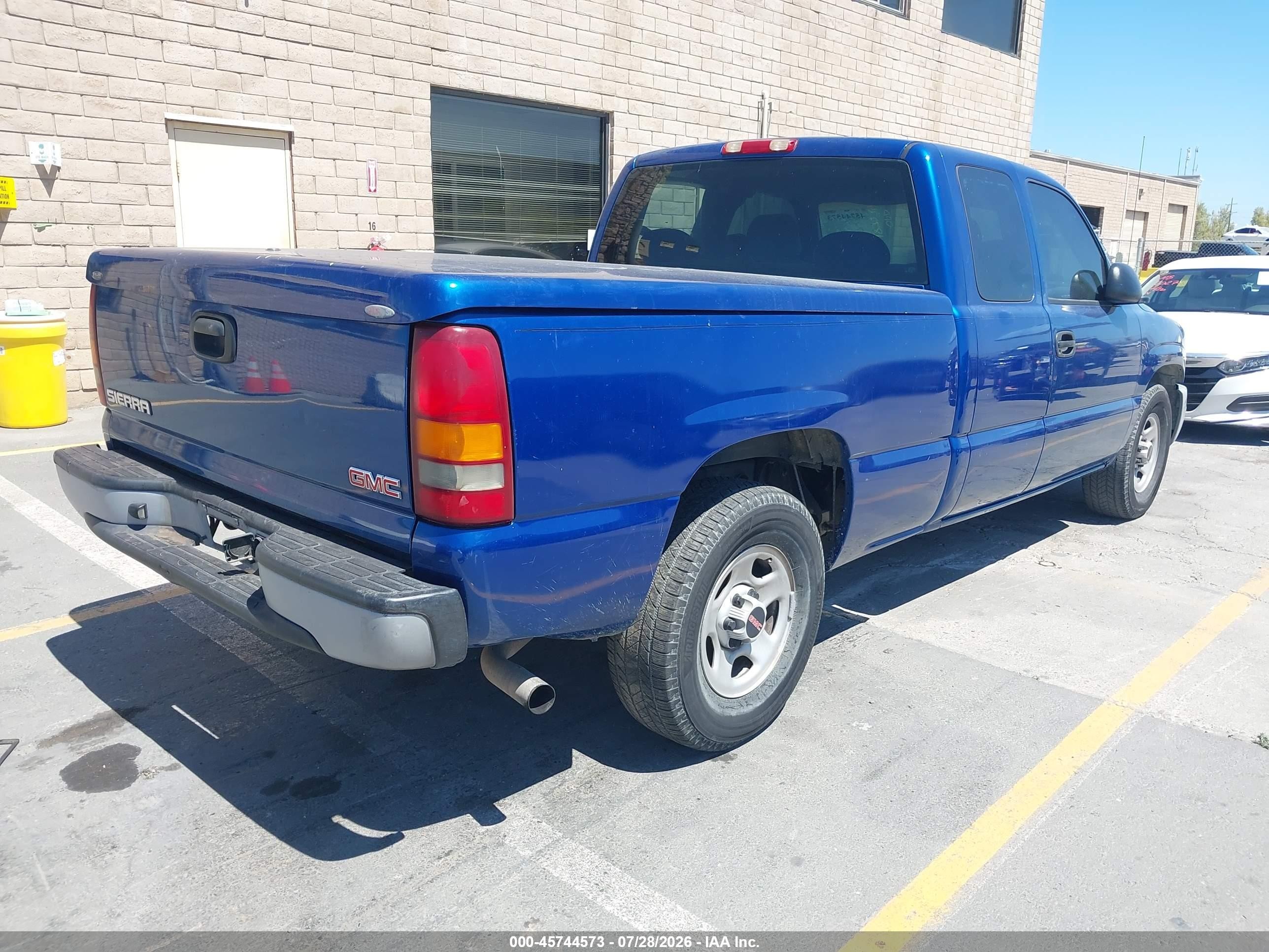 2003 Gmc Sierra 1500 Work Truck Синий vin: 2GTEC19X131375021