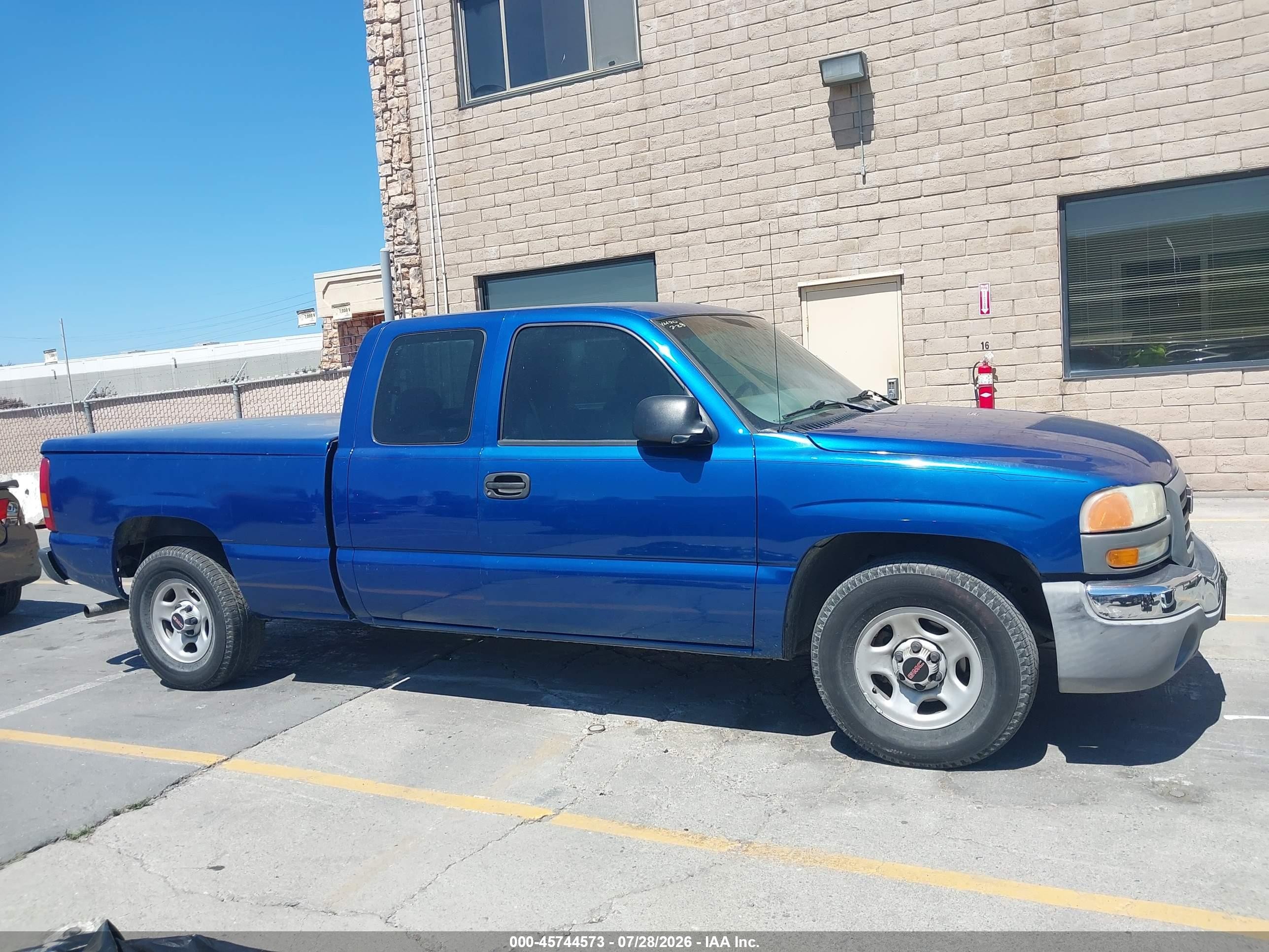 2003 Gmc Sierra 1500 Work Truck Синий vin: 2GTEC19X131375021