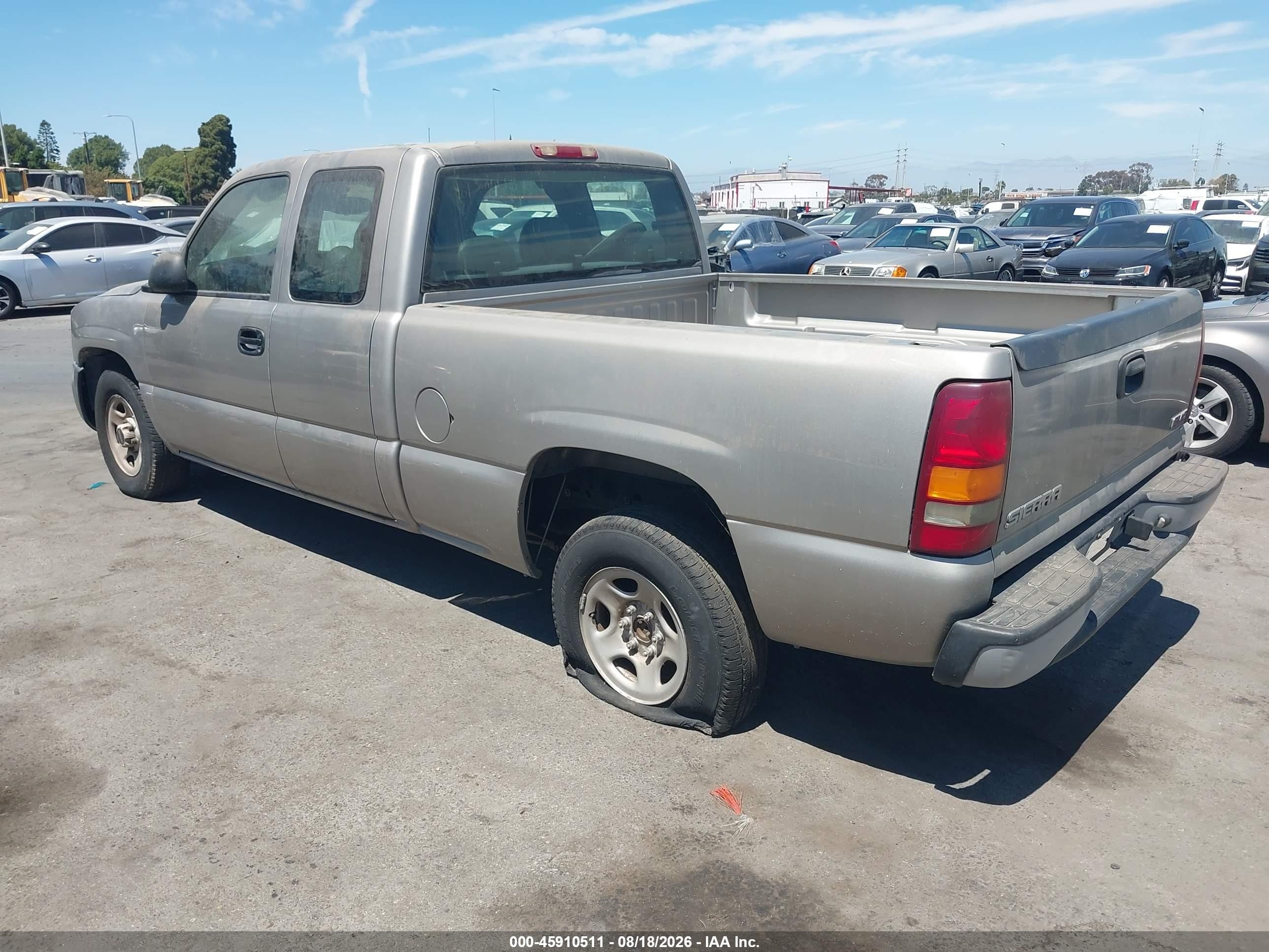 2003 Gmc Sierra 1500 Work Truck Серебряный vin: 2GTEC19X831290631