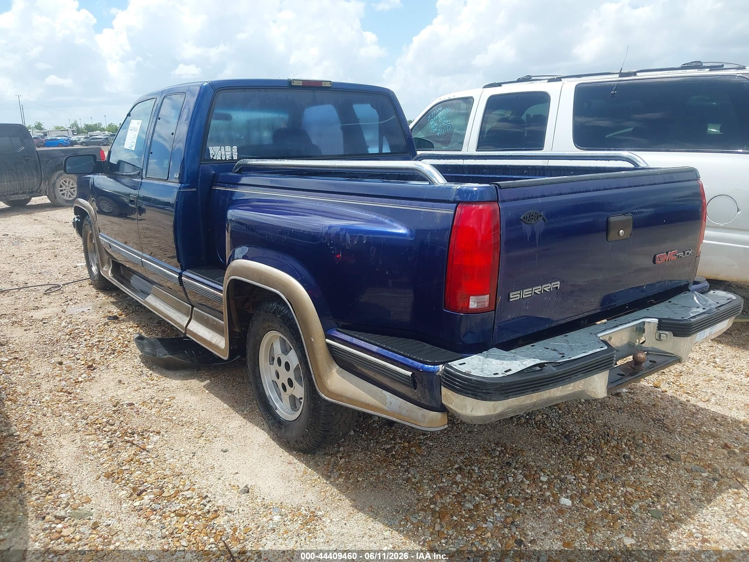 1994 Gmc Sierra C1500 Blue vin: 2GTEC19ZXR1515545