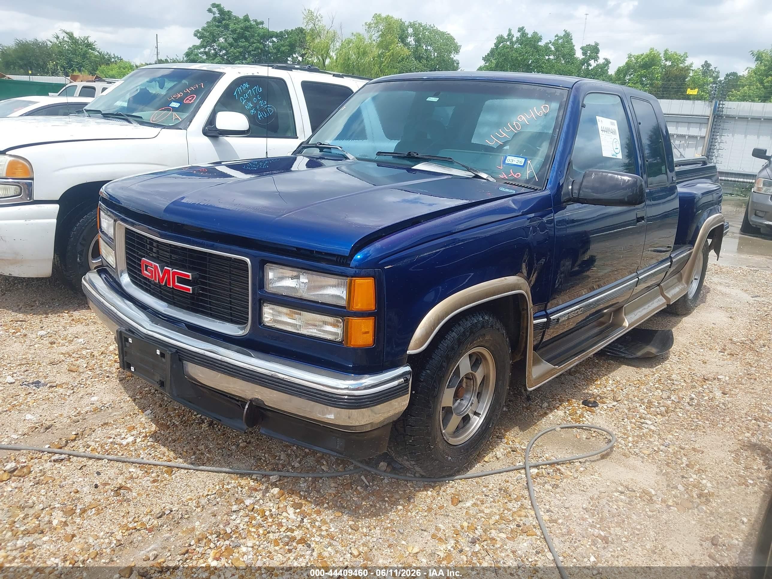 1994 Gmc Sierra C1500 Blue vin: 2GTEC19ZXR1515545