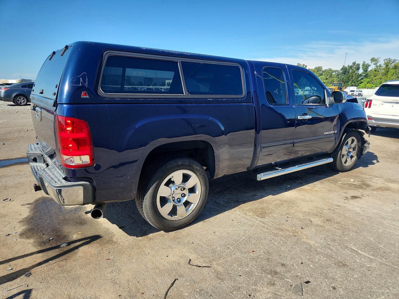2009 Gmc Sierra C1500 Sle Blue vin: 2GTEC290291126955