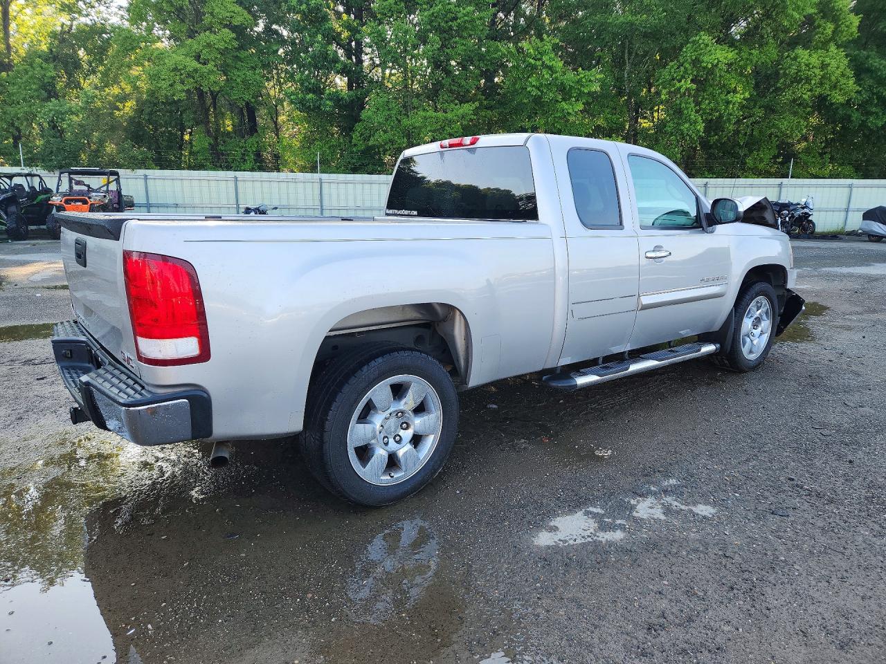 2009 Gmc Sierra C1500 Sle Silver vin: 2GTEC29J191121318