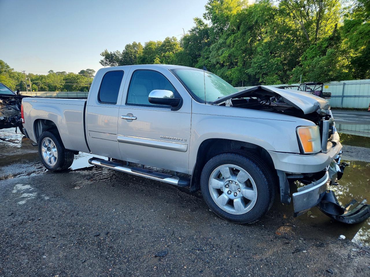 2009 Gmc Sierra C1500 Sle Silver vin: 2GTEC29J191121318
