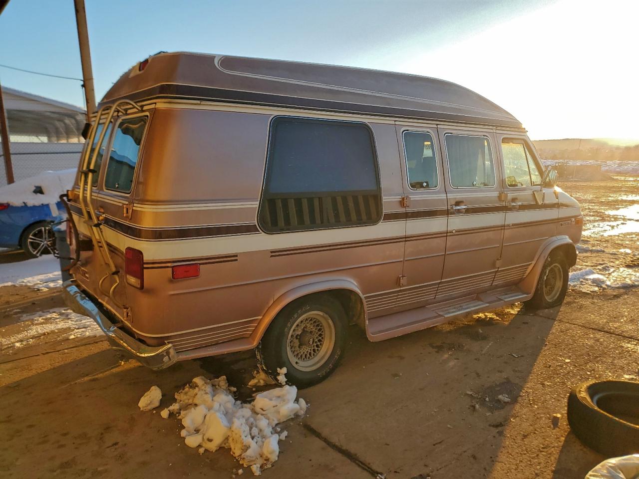 1992 Gmc Vandura G2500 Tan vin: 2GTEG25K8N4500392
