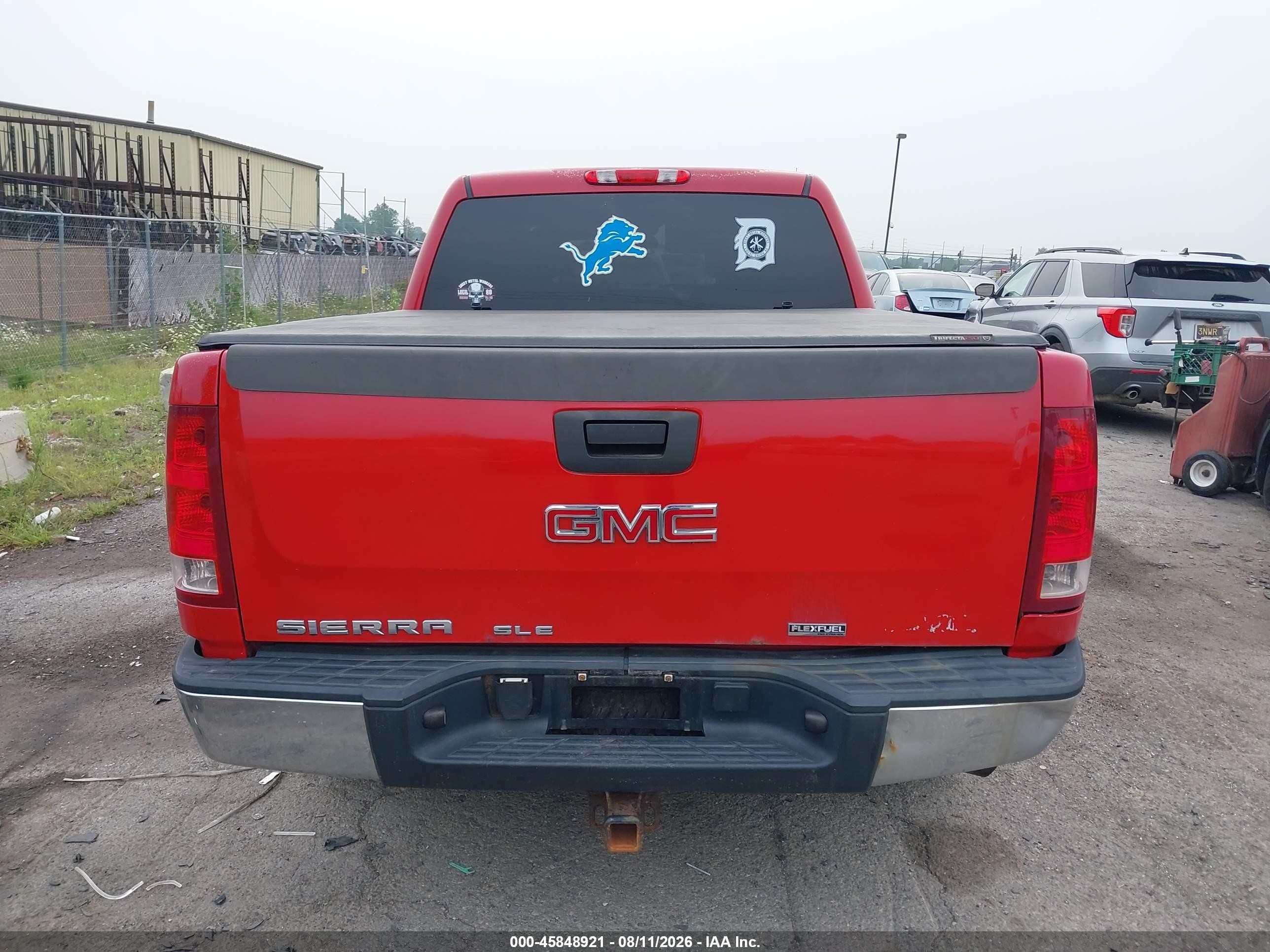 2008 Gmc Sierra 1500 Sle1 Red vin: 2GTEK133081119467
