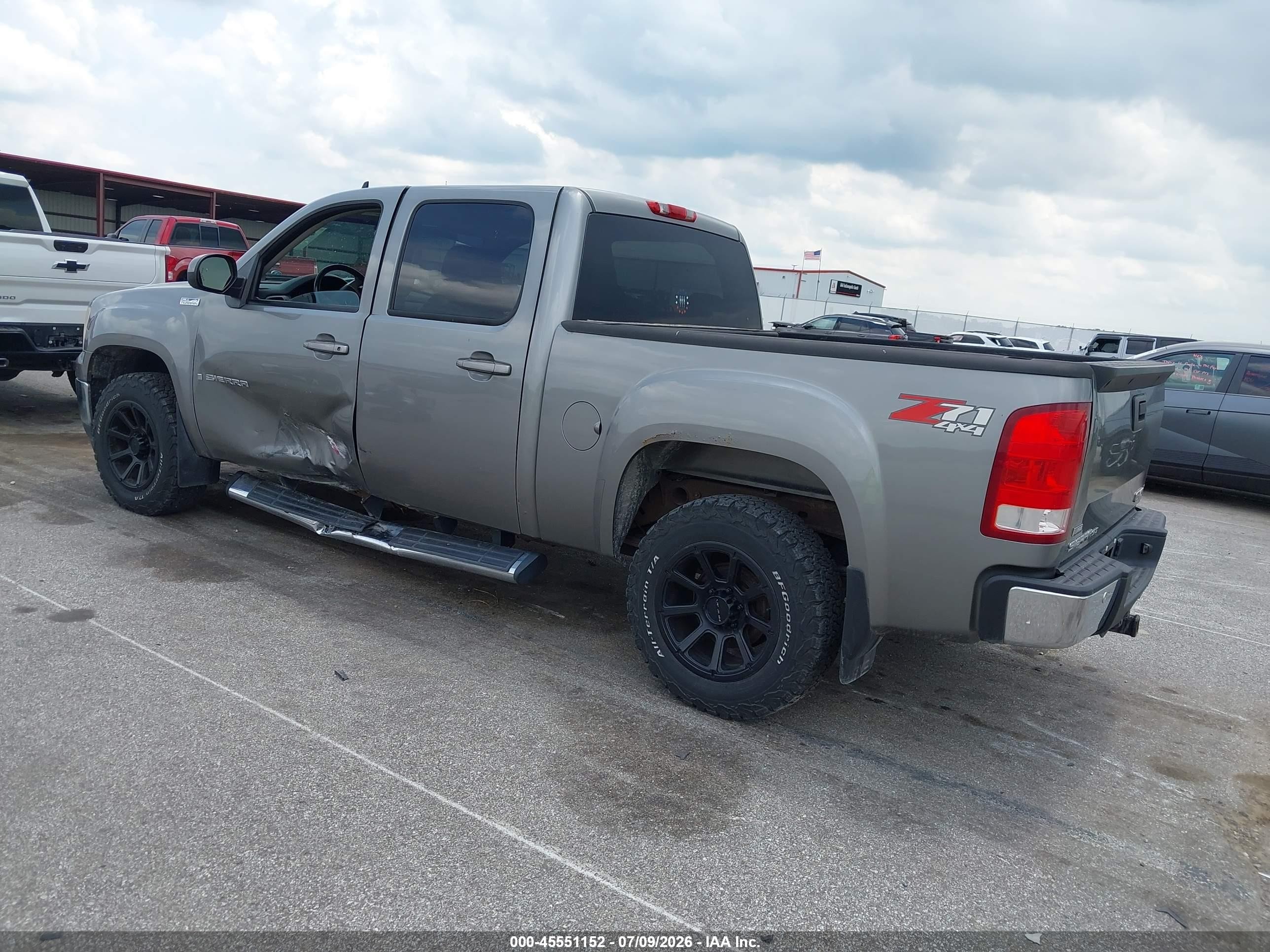 2008 Gmc Sierra 1500 Slt Серый vin: 2GTEK133381264034
