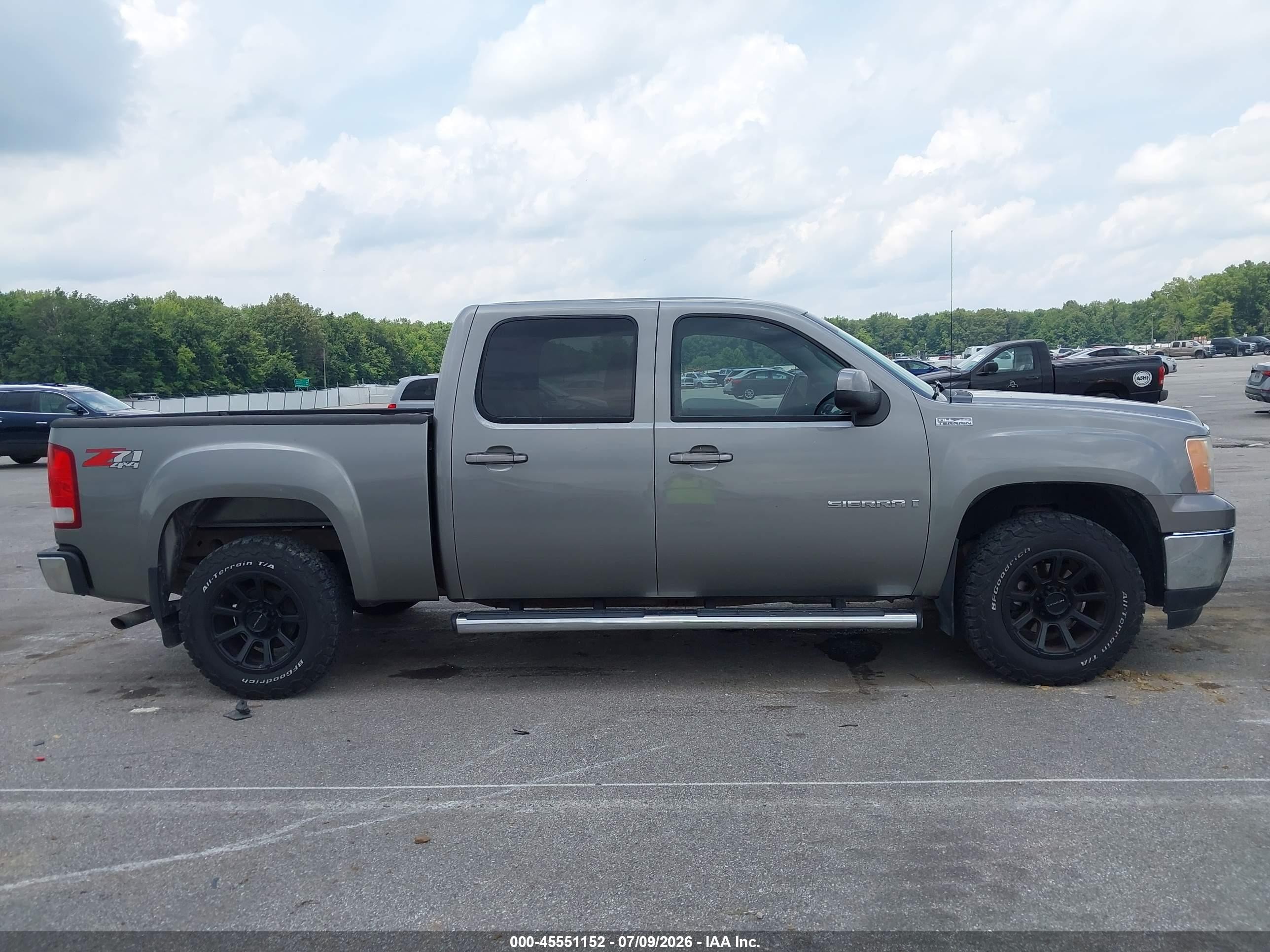 2008 Gmc Sierra 1500 Slt Серый vin: 2GTEK133381264034