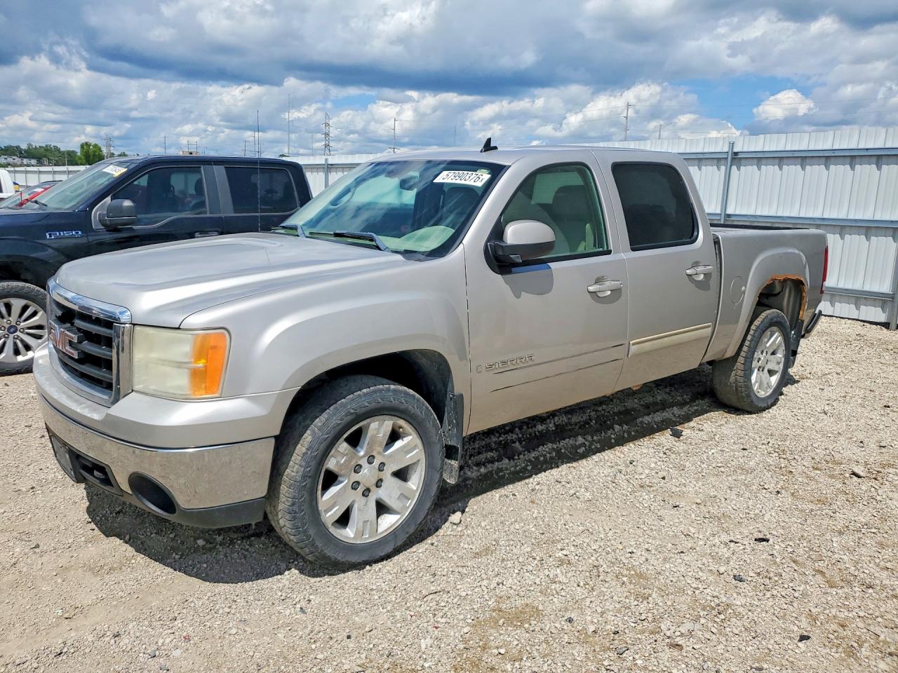 2008 Gmc Sierra K1500 Silver vin: 2GTEK133481163942
