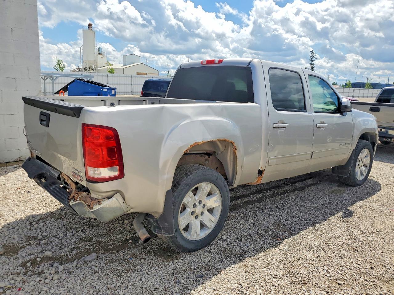 2008 Gmc Sierra K1500 Silver vin: 2GTEK133481163942