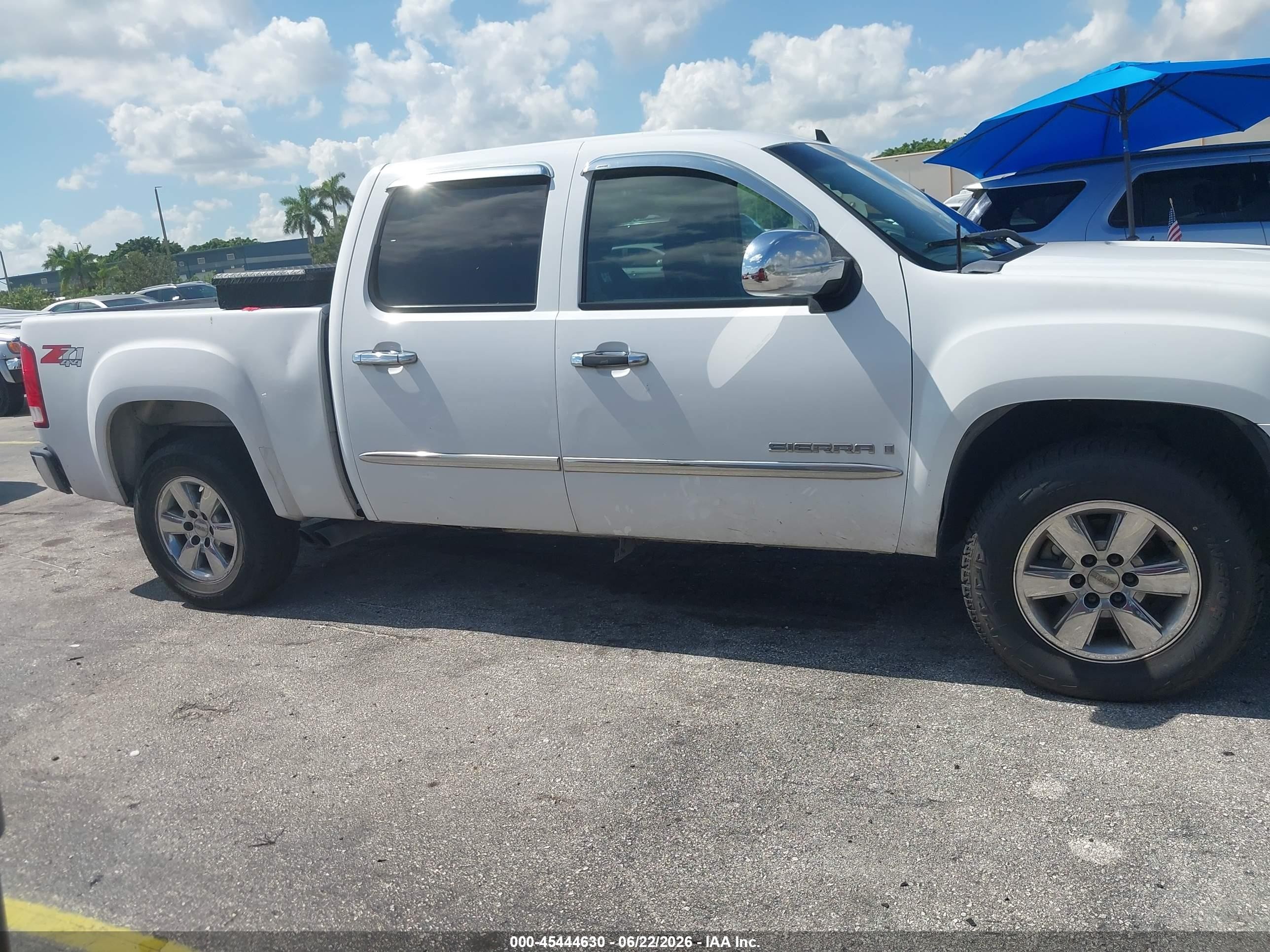 2008 Gmc Sierra 1500 Sle1/sle2/slt/work Truck White vin: 2GTEK133481229888