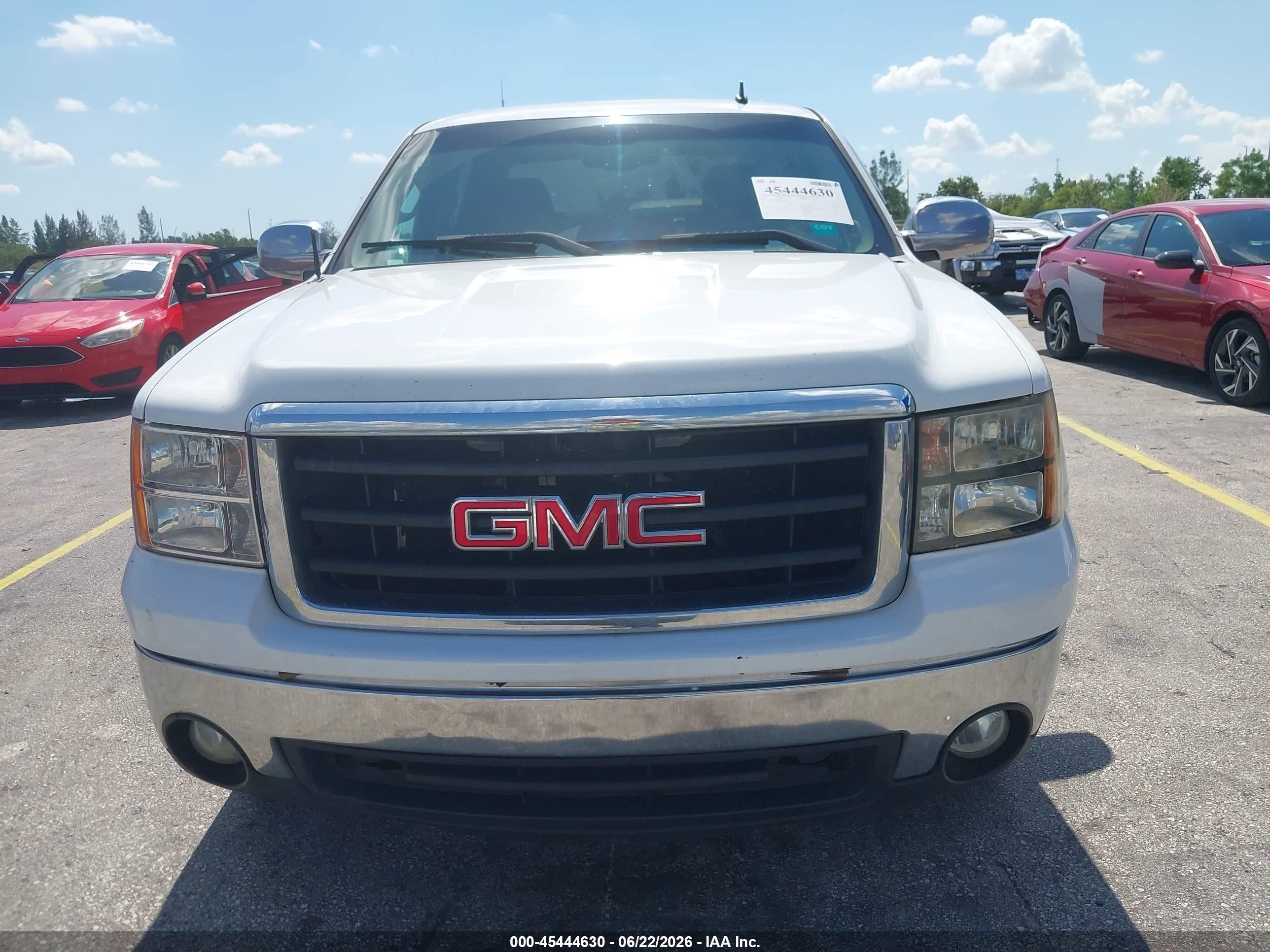 2008 Gmc Sierra 1500 Sle1/sle2/slt/work Truck White vin: 2GTEK133481229888