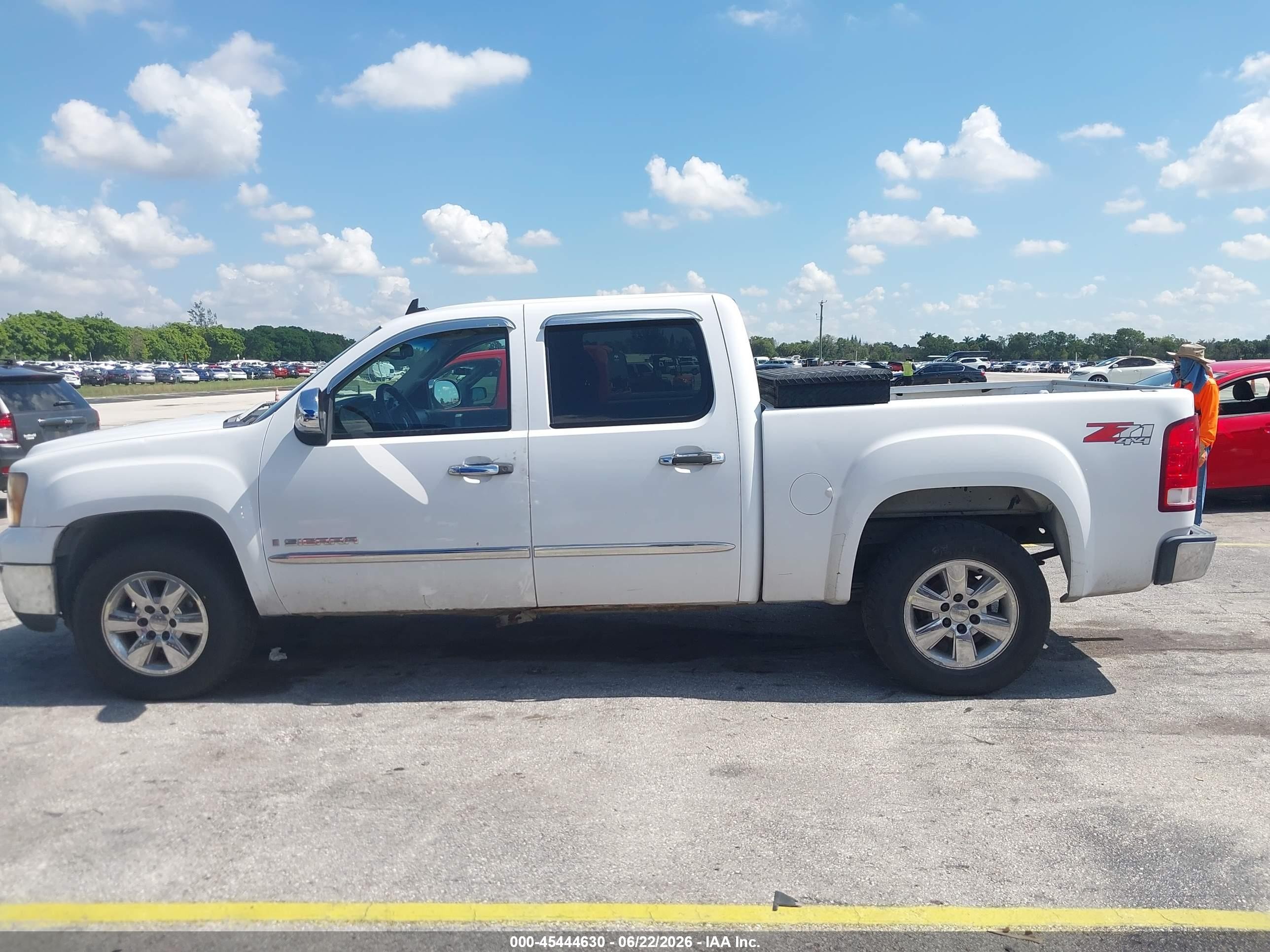 2008 Gmc Sierra 1500 Sle1/sle2/slt/work Truck White vin: 2GTEK133481229888