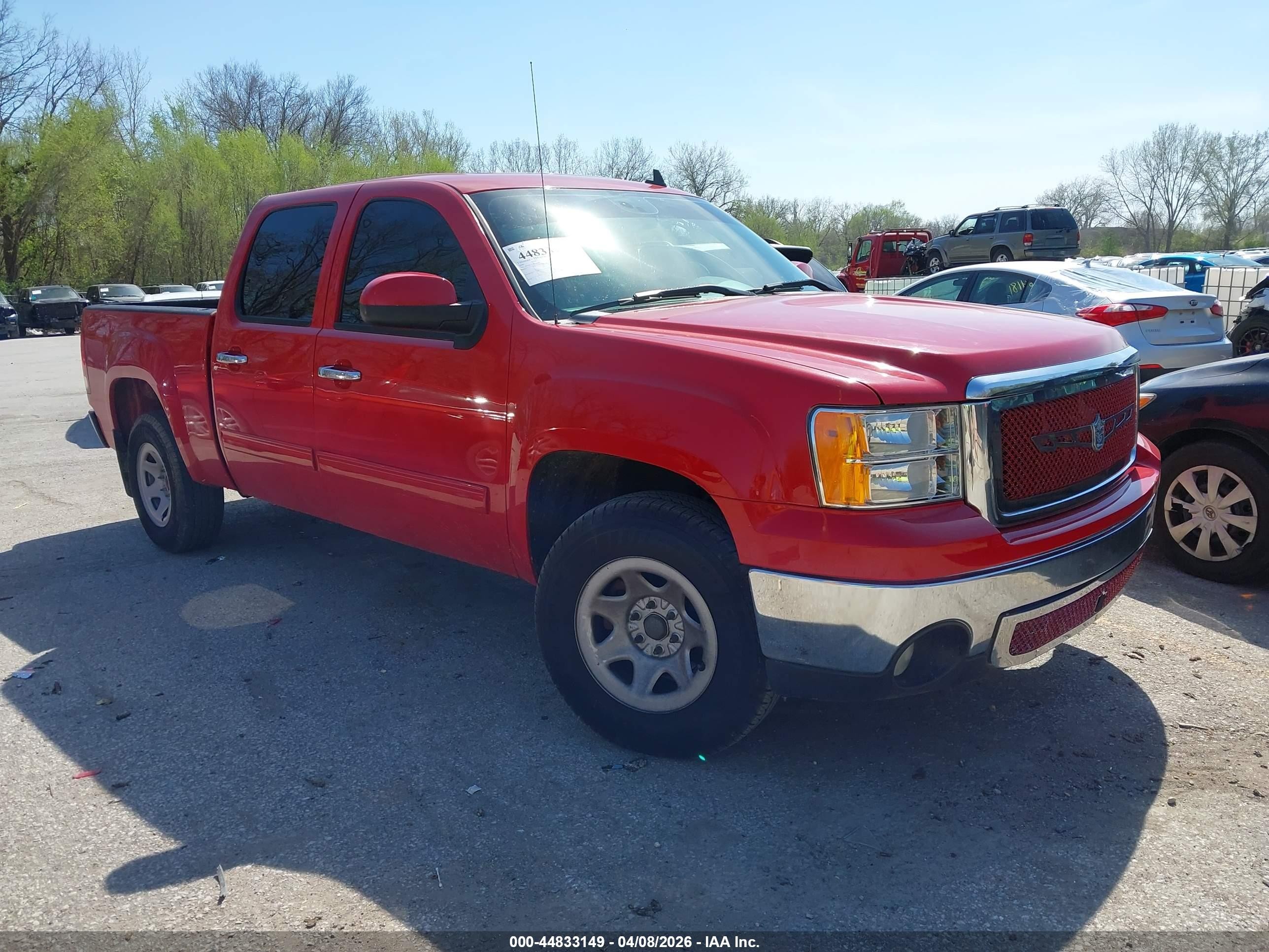 2008 Gmc Sierra 1500 Slt Красный vin: 2GTEK133581225302