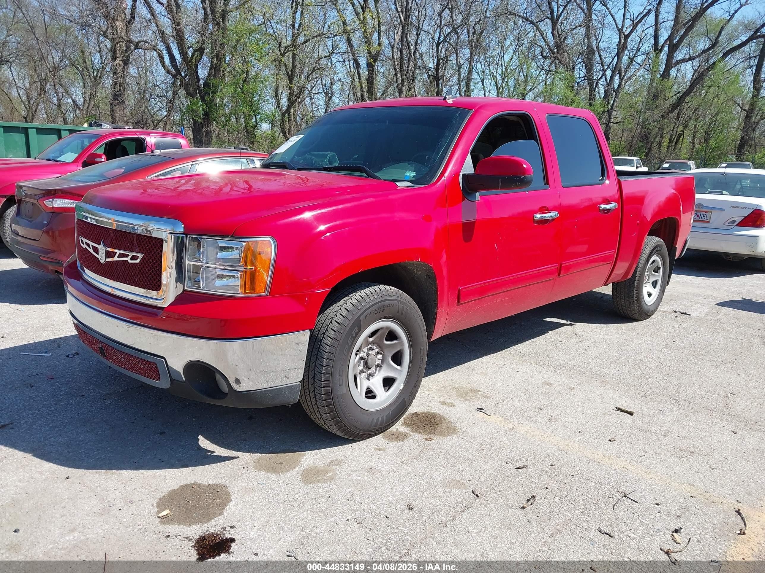 2008 Gmc Sierra 1500 Slt Красный vin: 2GTEK133581225302