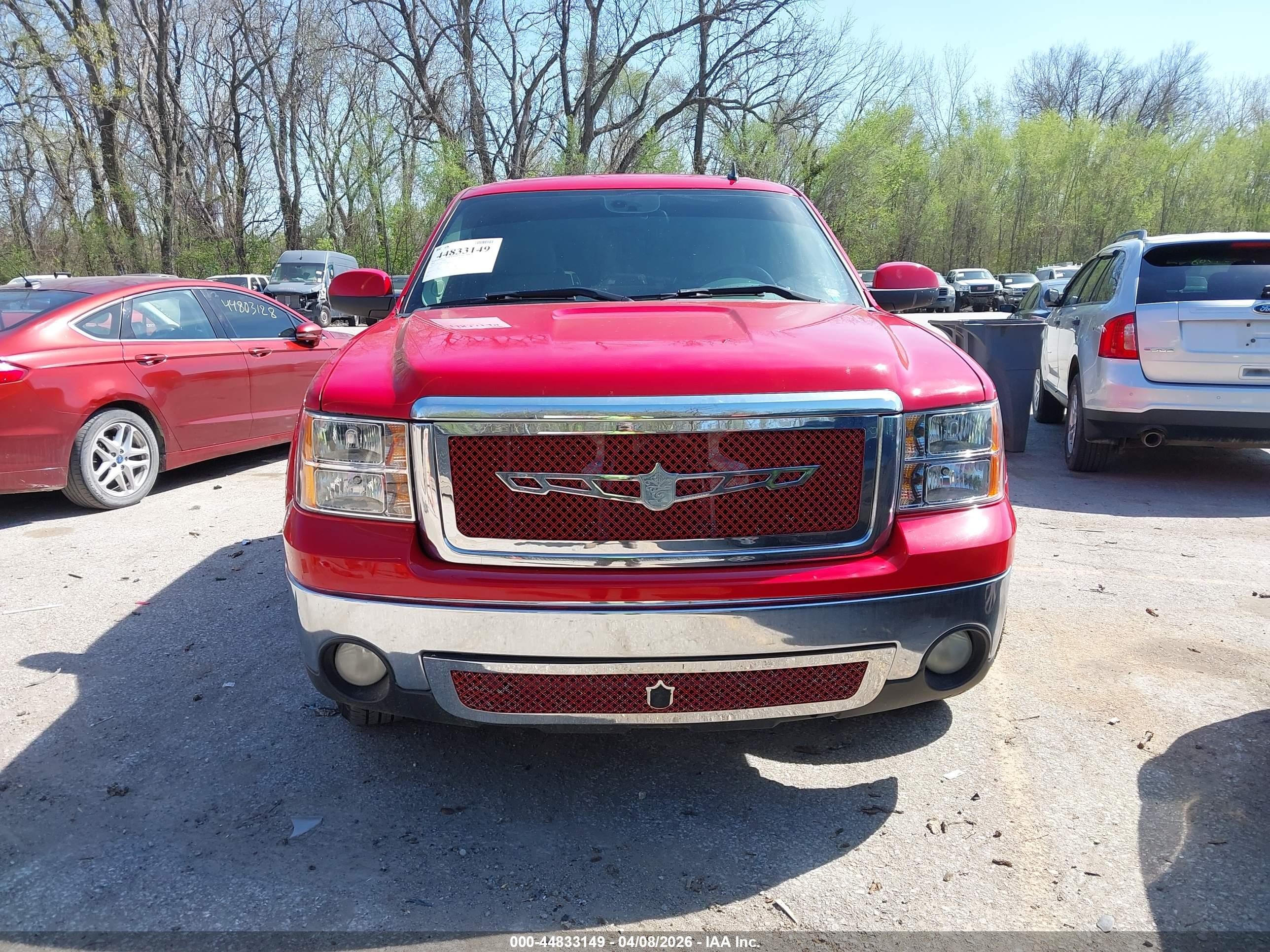 2008 Gmc Sierra 1500 Slt Красный vin: 2GTEK133581225302