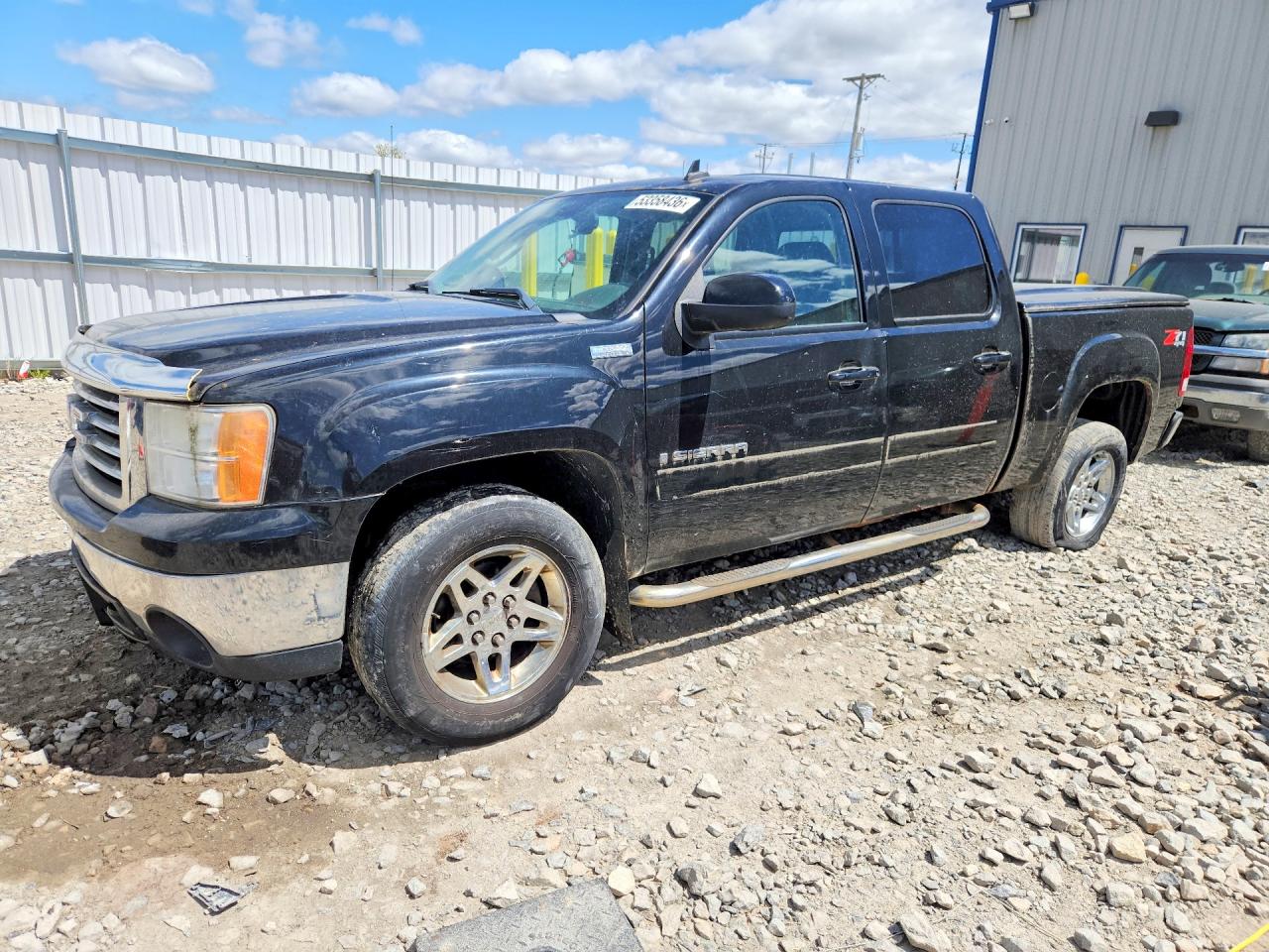2008 Gmc Sierra K1500 Black vin: 2GTEK133781330116