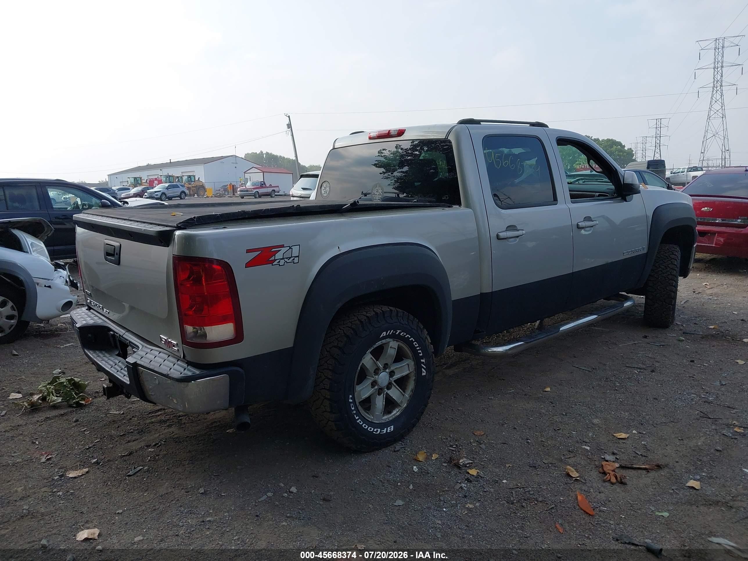 2008 Gmc Sierra 1500 Slt Серебряный vin: 2GTEK133881196880