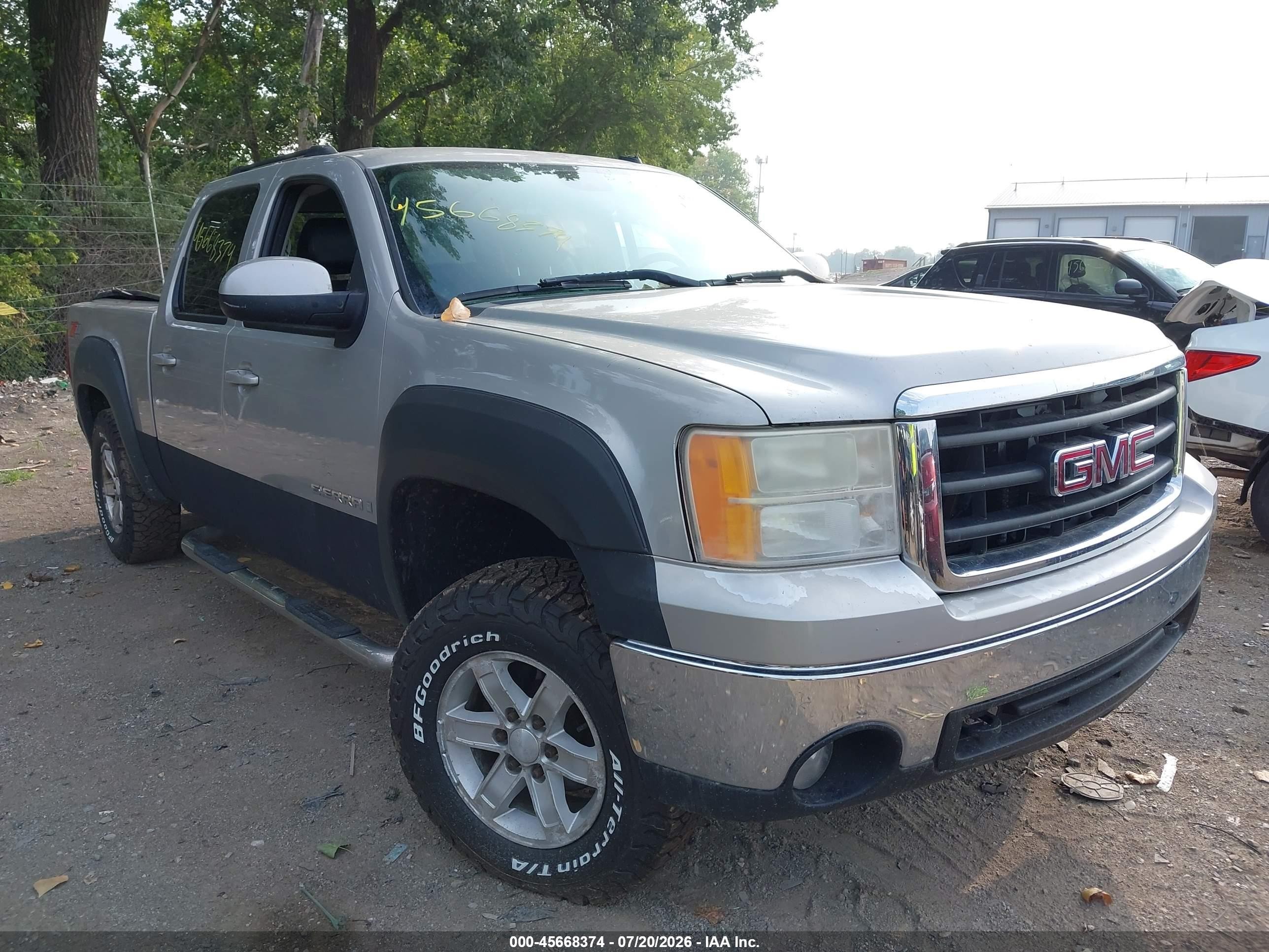 2008 Gmc Sierra 1500 Slt Серебряный vin: 2GTEK133881196880