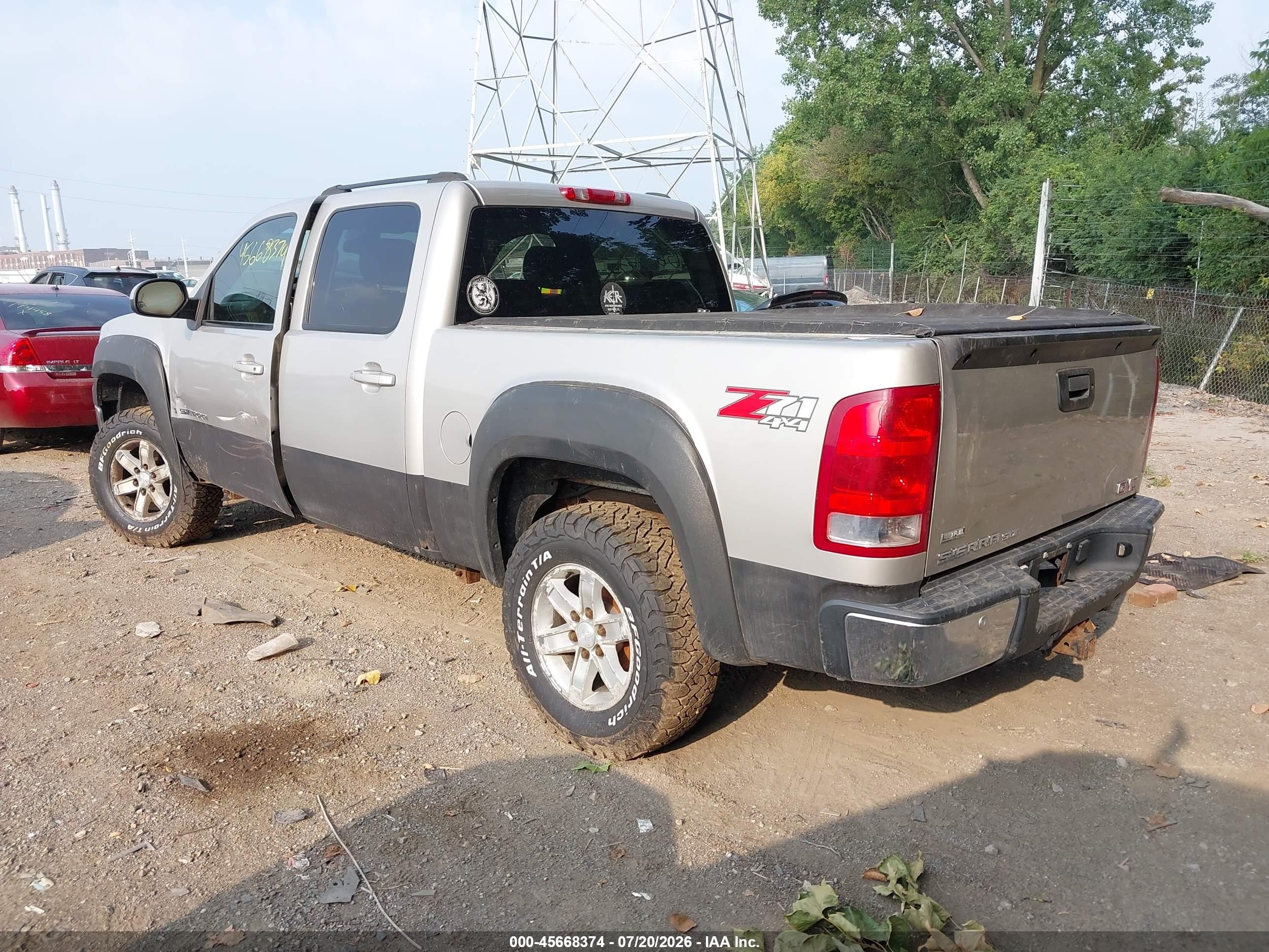 2008 Gmc Sierra 1500 Slt Серебряный vin: 2GTEK133881196880