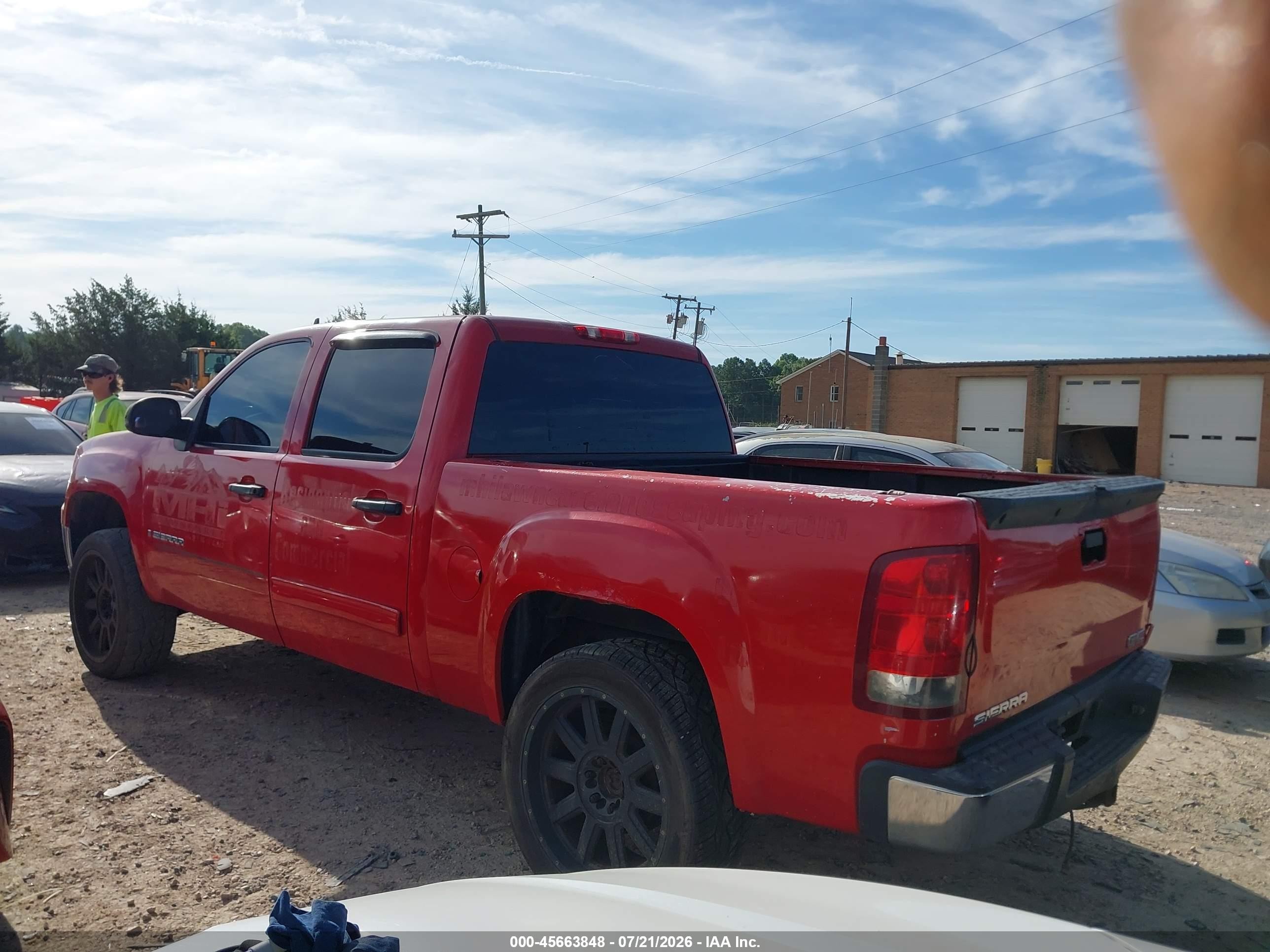 2008 Gmc Sierra 1500 Shelby Kr Red vin: 2GTEK13C481128835