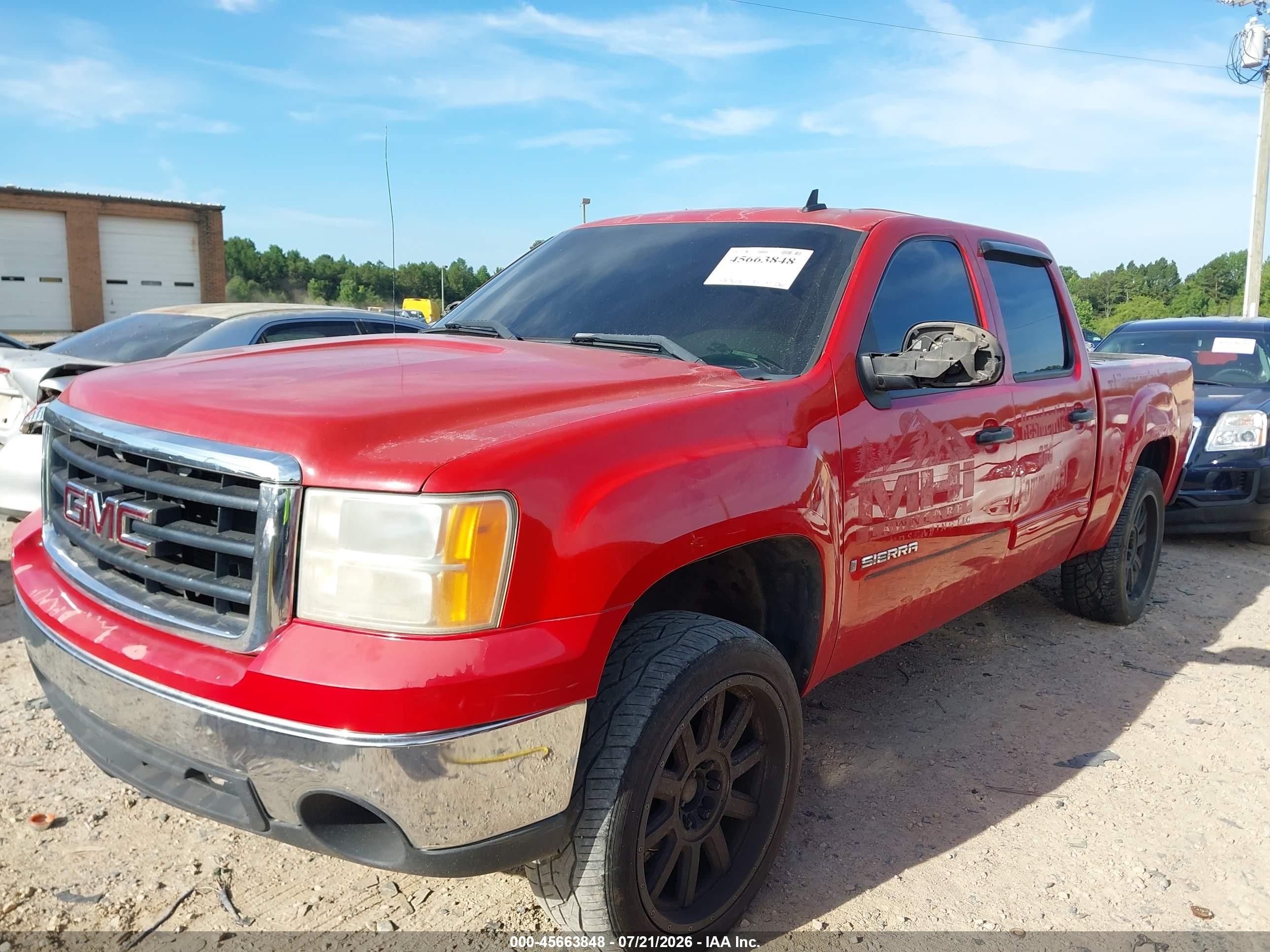 2008 Gmc Sierra 1500 Shelby Kr Red vin: 2GTEK13C481128835