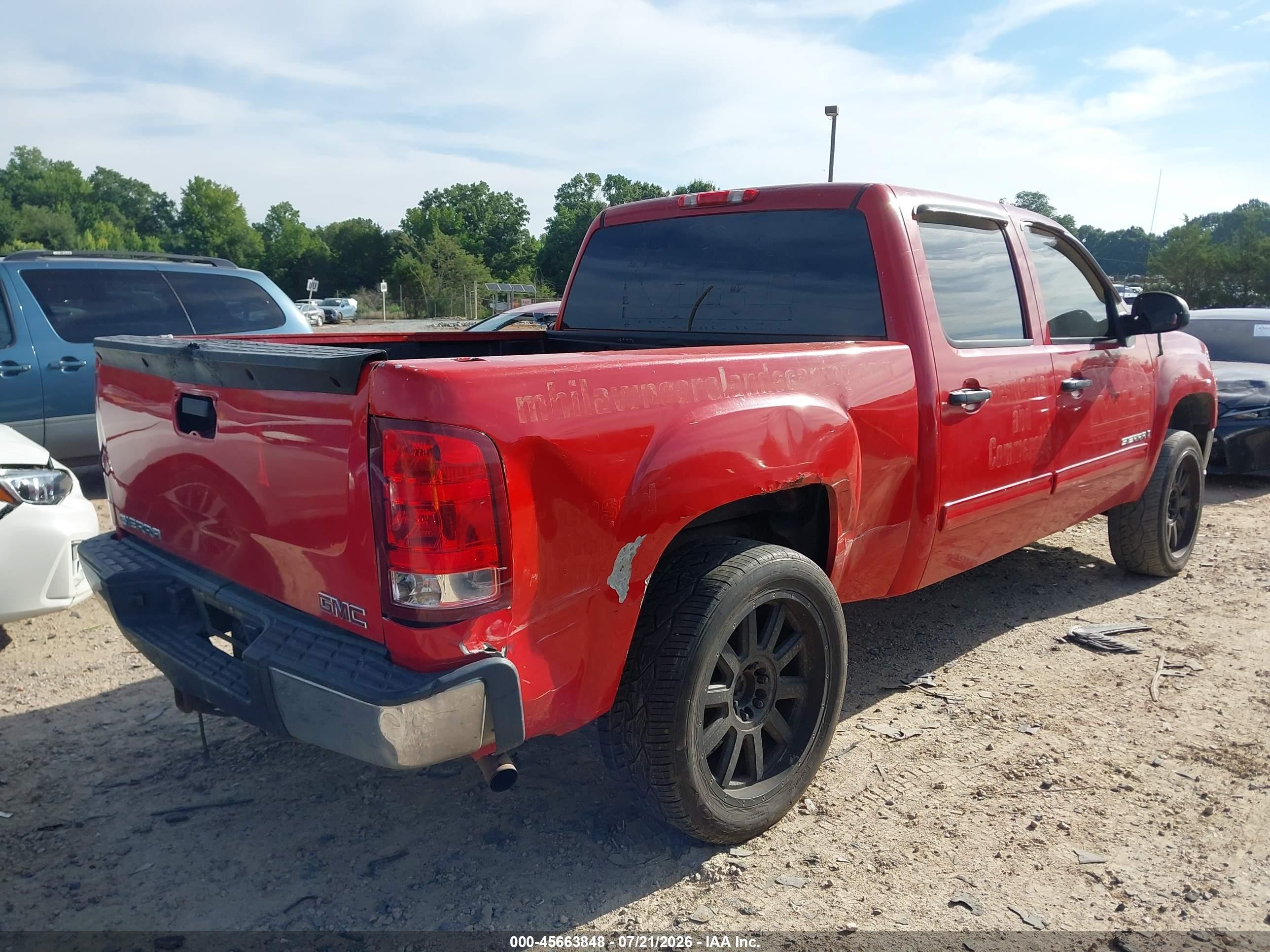 2008 Gmc Sierra 1500 Shelby Kr Red vin: 2GTEK13C481128835