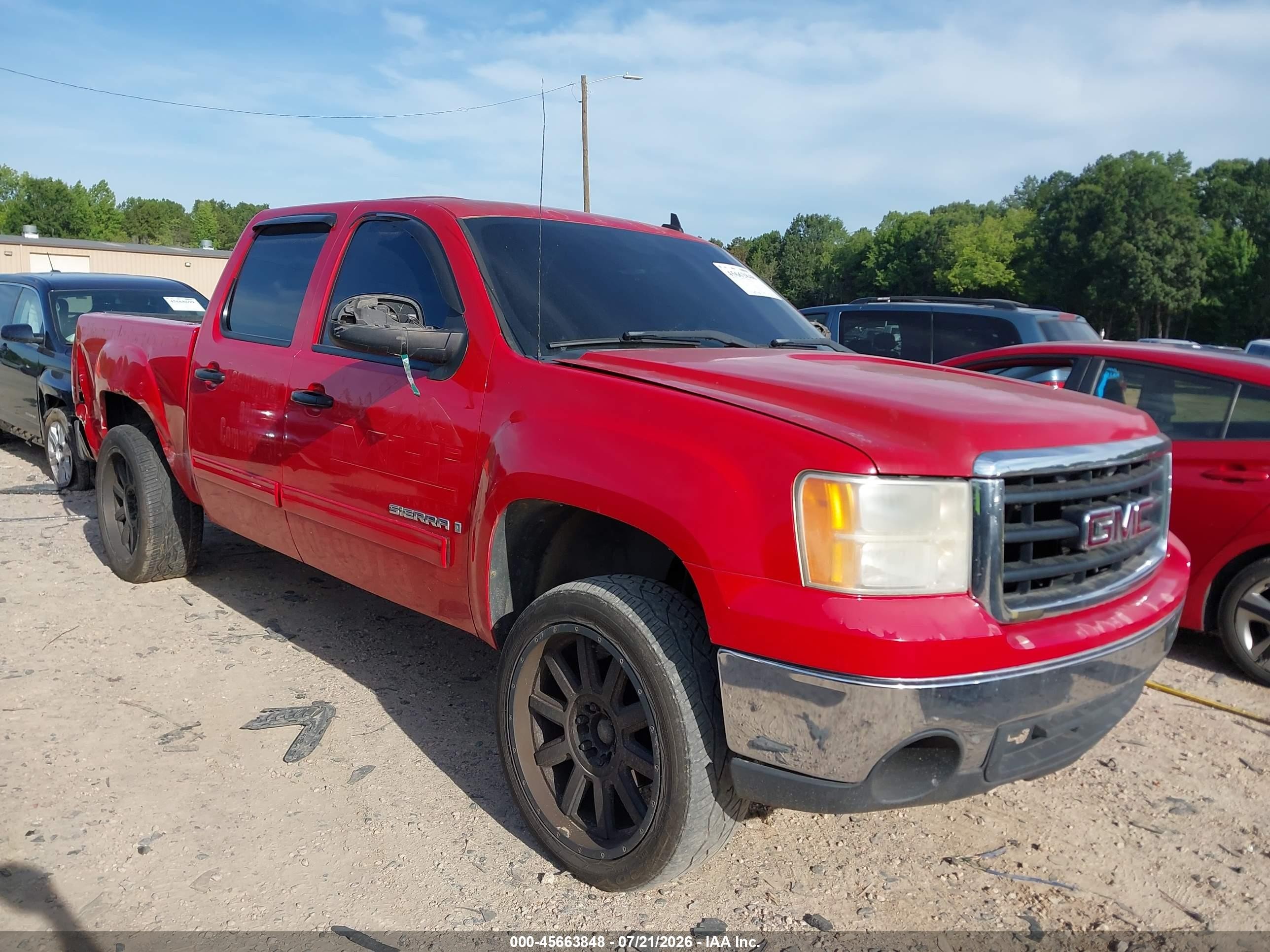 2008 Gmc Sierra 1500 Shelby Kr Red vin: 2GTEK13C481128835