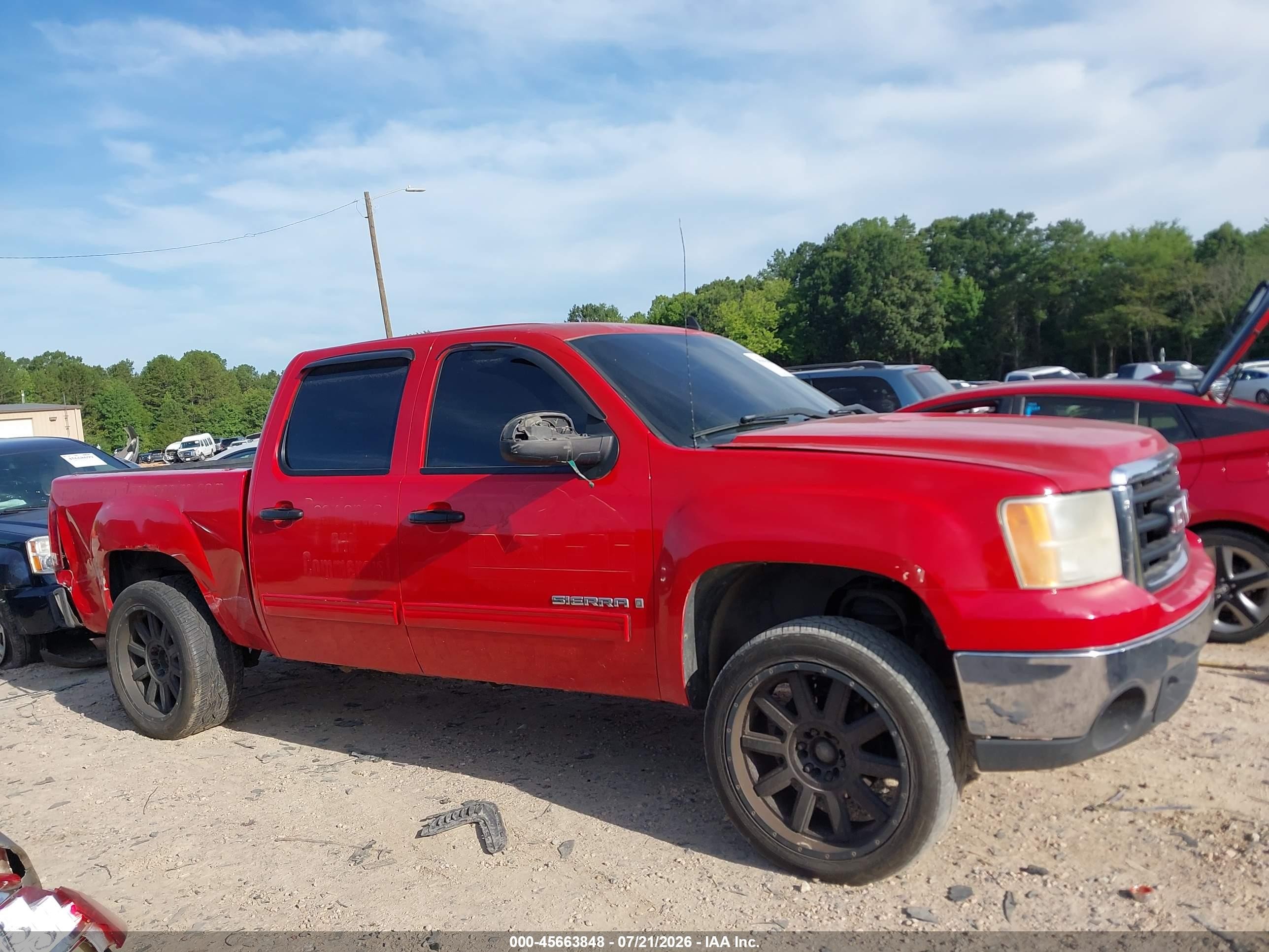 2008 Gmc Sierra 1500 Shelby Kr Red vin: 2GTEK13C481128835