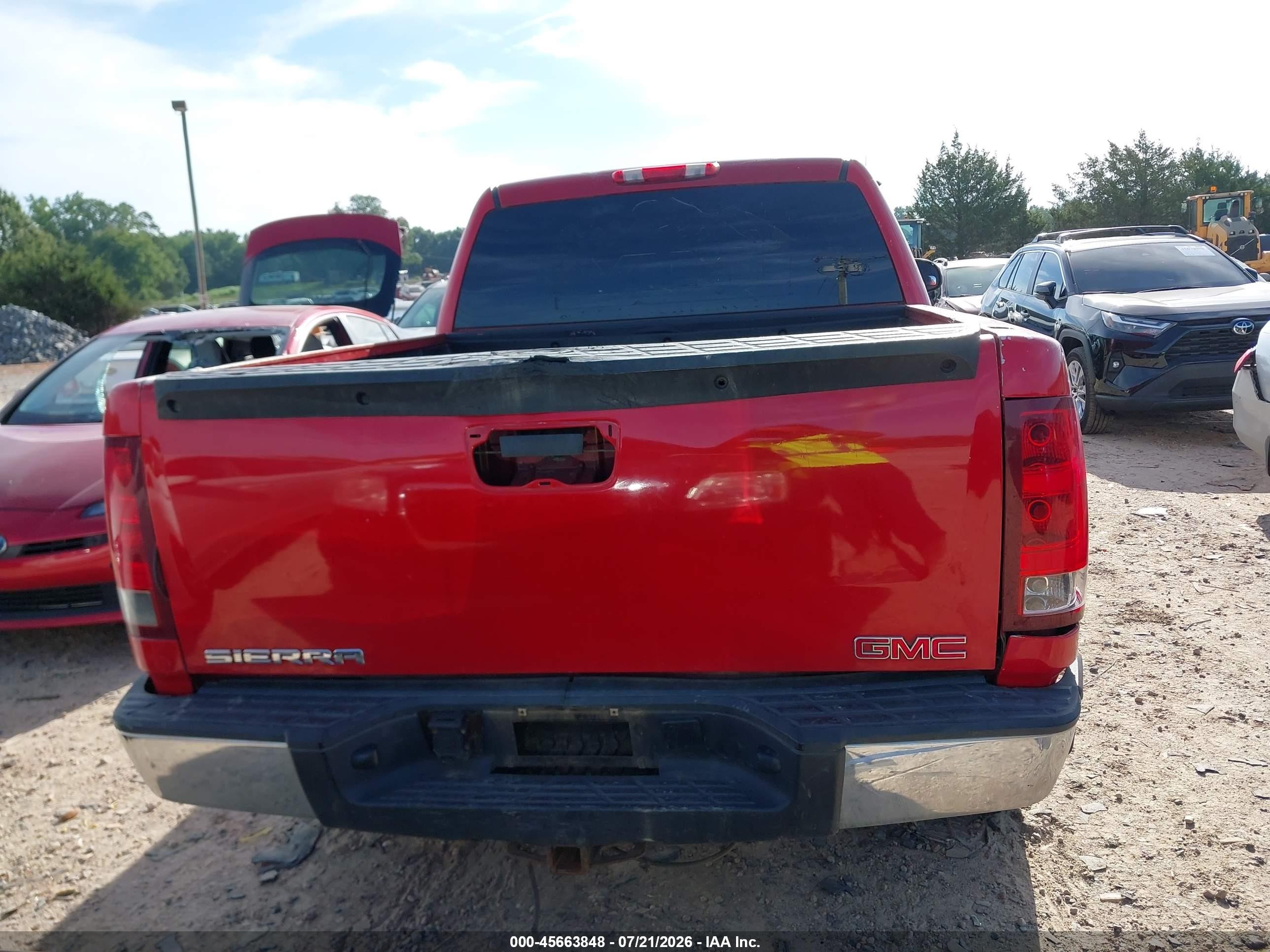 2008 Gmc Sierra 1500 Shelby Kr Red vin: 2GTEK13C481128835