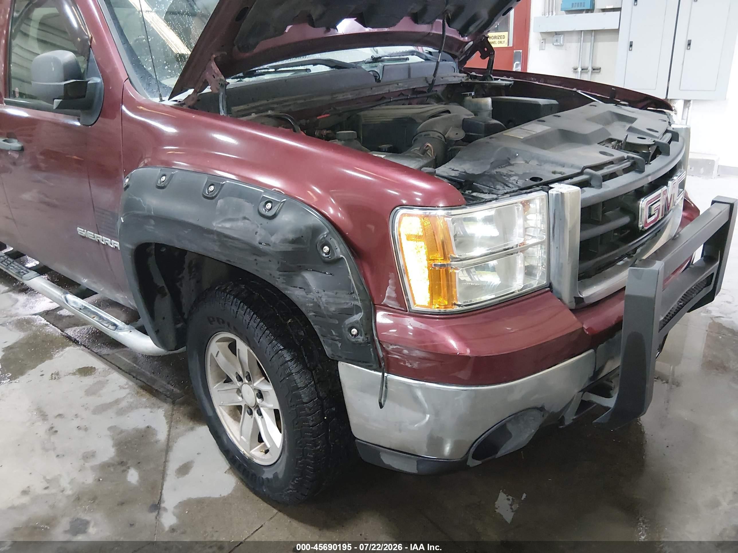 2008 Gmc Sierra 1500 Shelby Kr/sle1/work Truck Красный vin: 2GTEK13C581318949