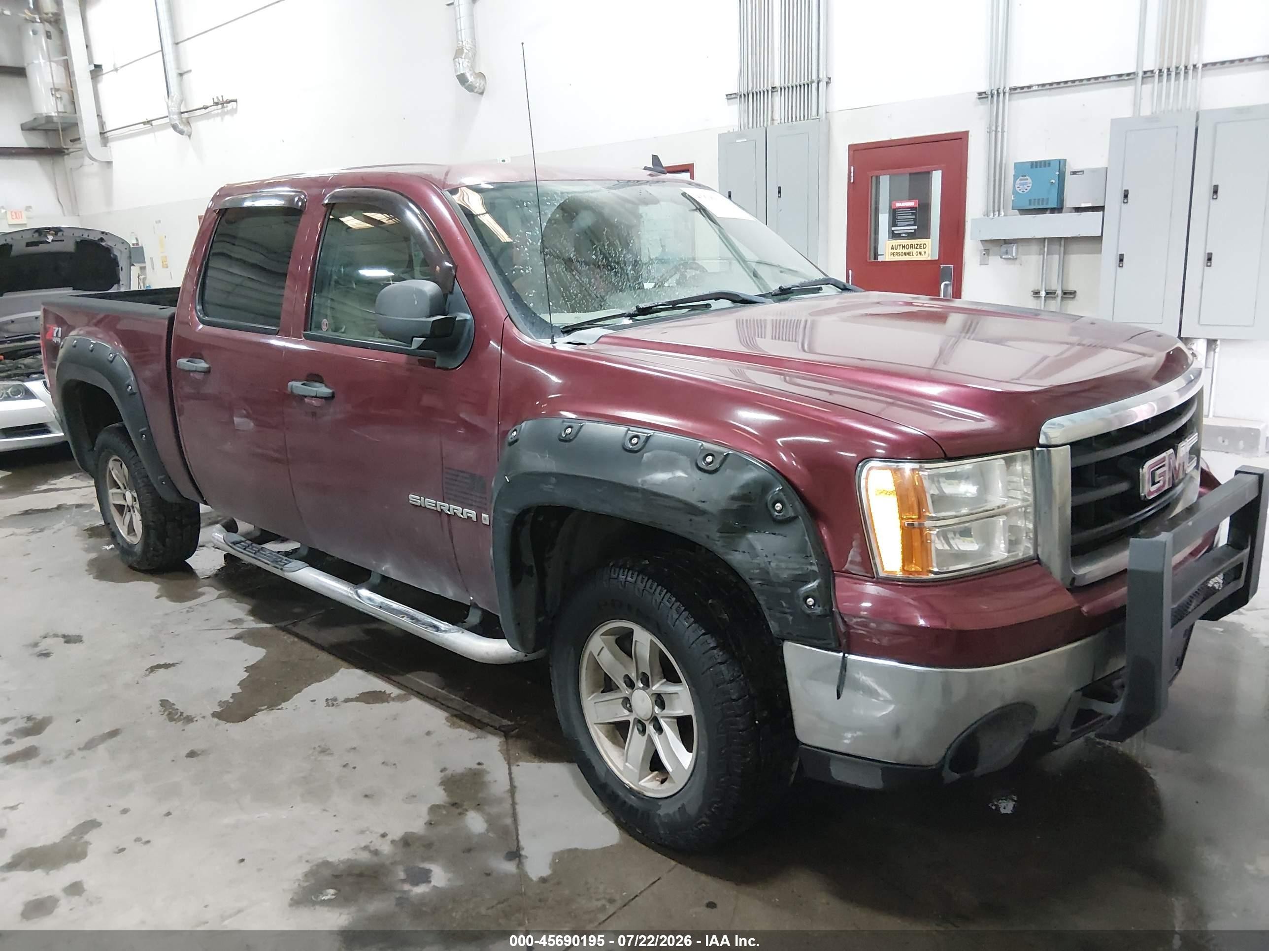 2008 Gmc Sierra 1500 Shelby Kr/sle1/work Truck Красный vin: 2GTEK13C581318949