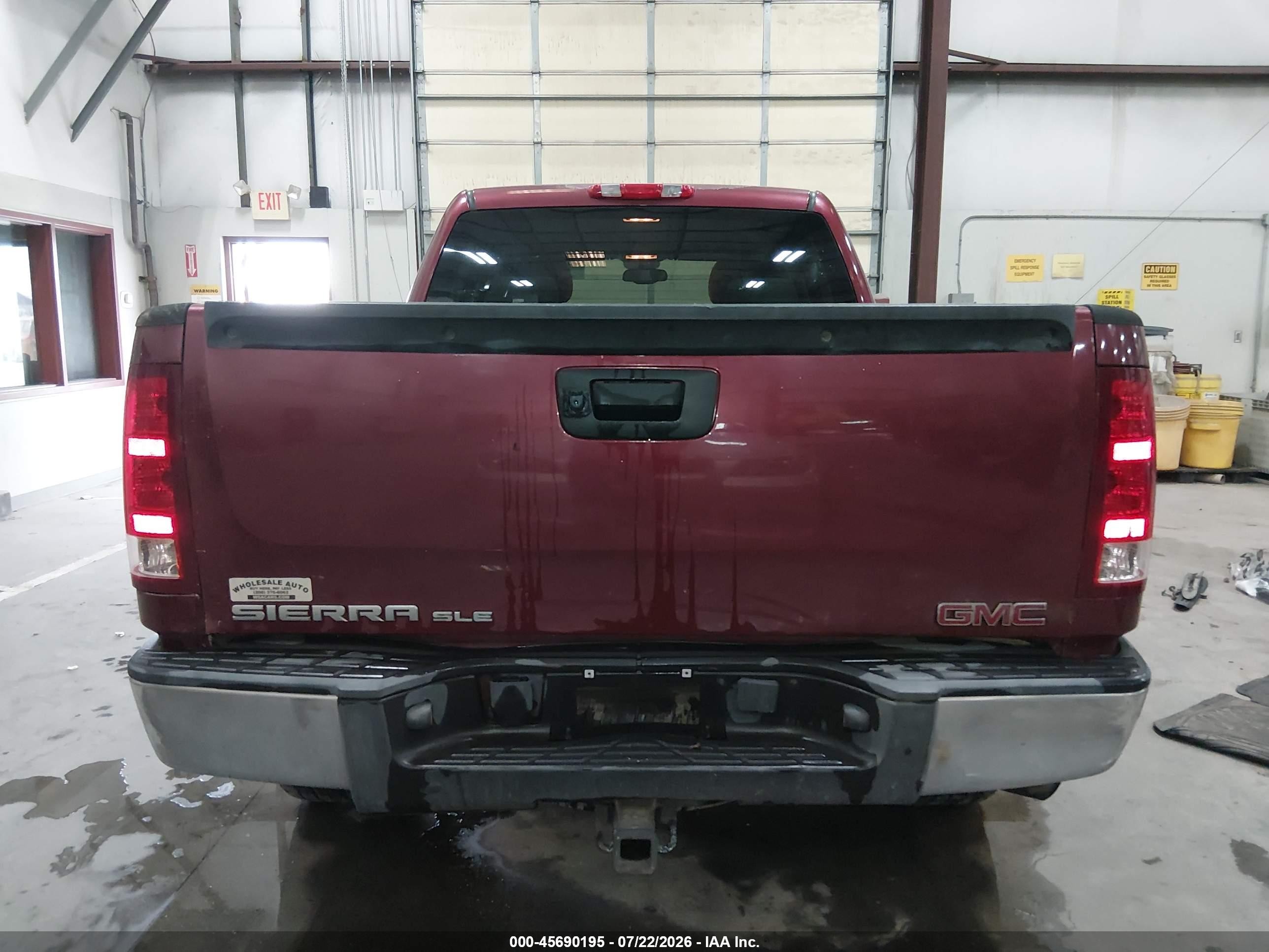 2008 Gmc Sierra 1500 Shelby Kr/sle1/work Truck Красный vin: 2GTEK13C581318949