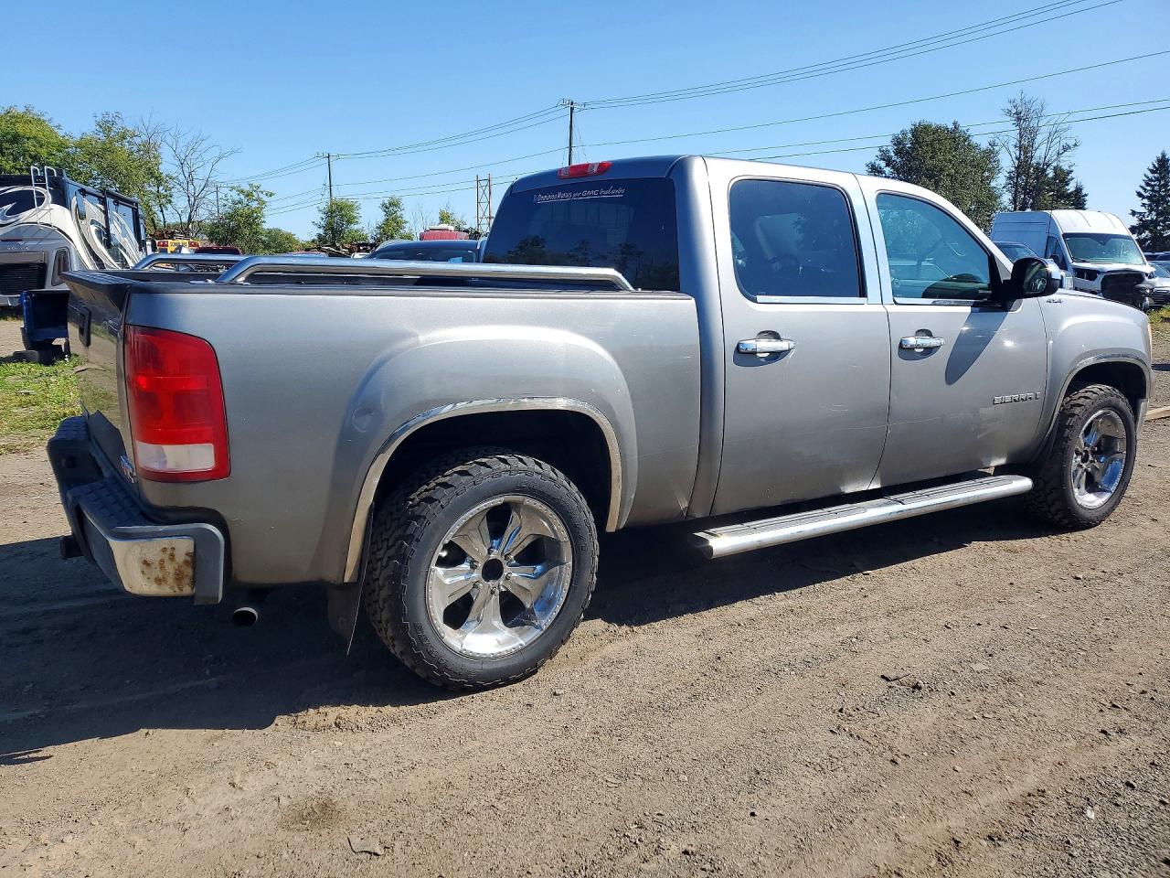 2008 Gmc Sierra K1500 Gray vin: 2GTEK13C681203146