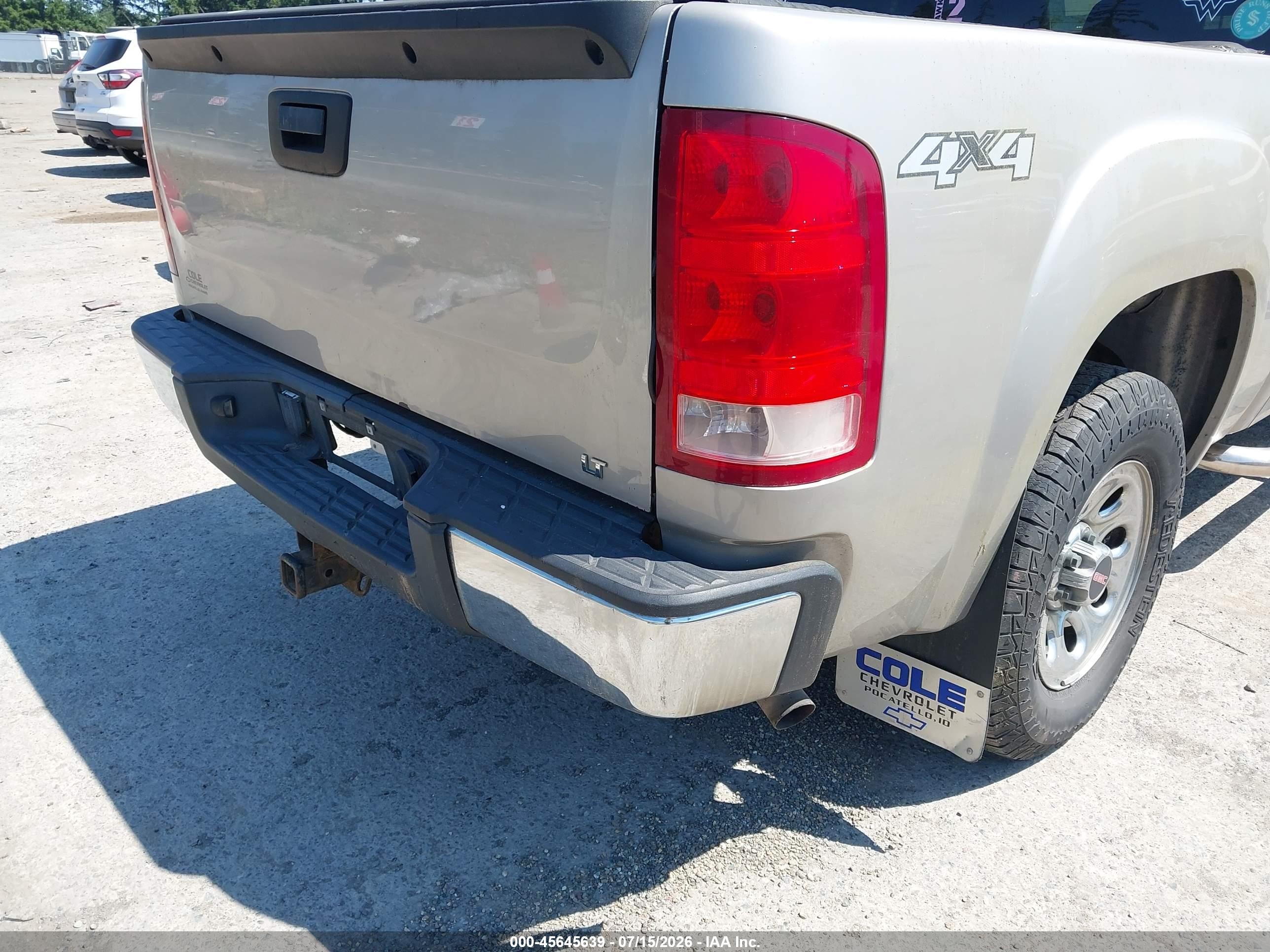 2007 Gmc Sierra 1500 Sl Silver vin: 2GTEK13C971713571