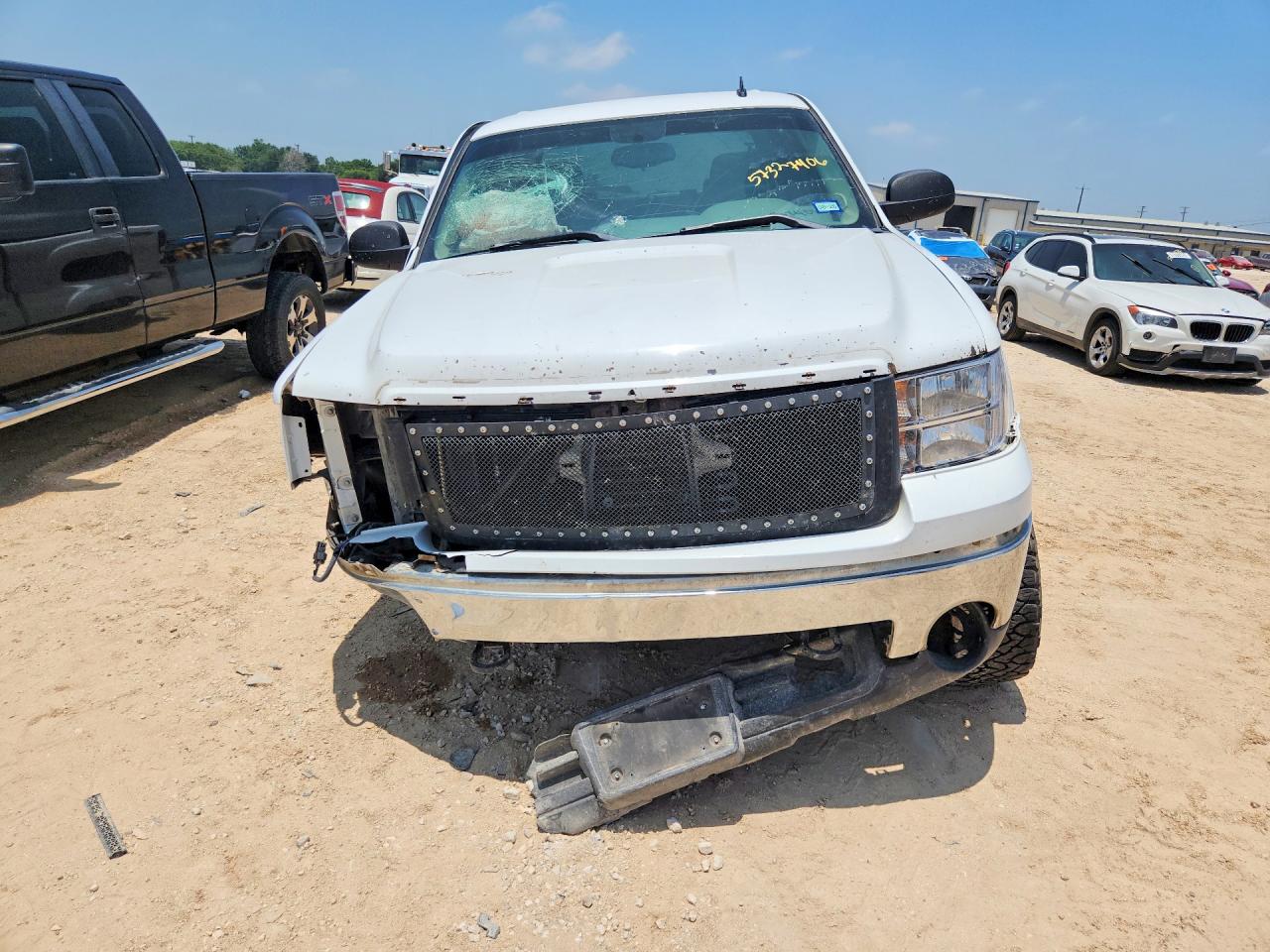 2007 Gmc Sierra Белый vin: 2GTEK13C971730581