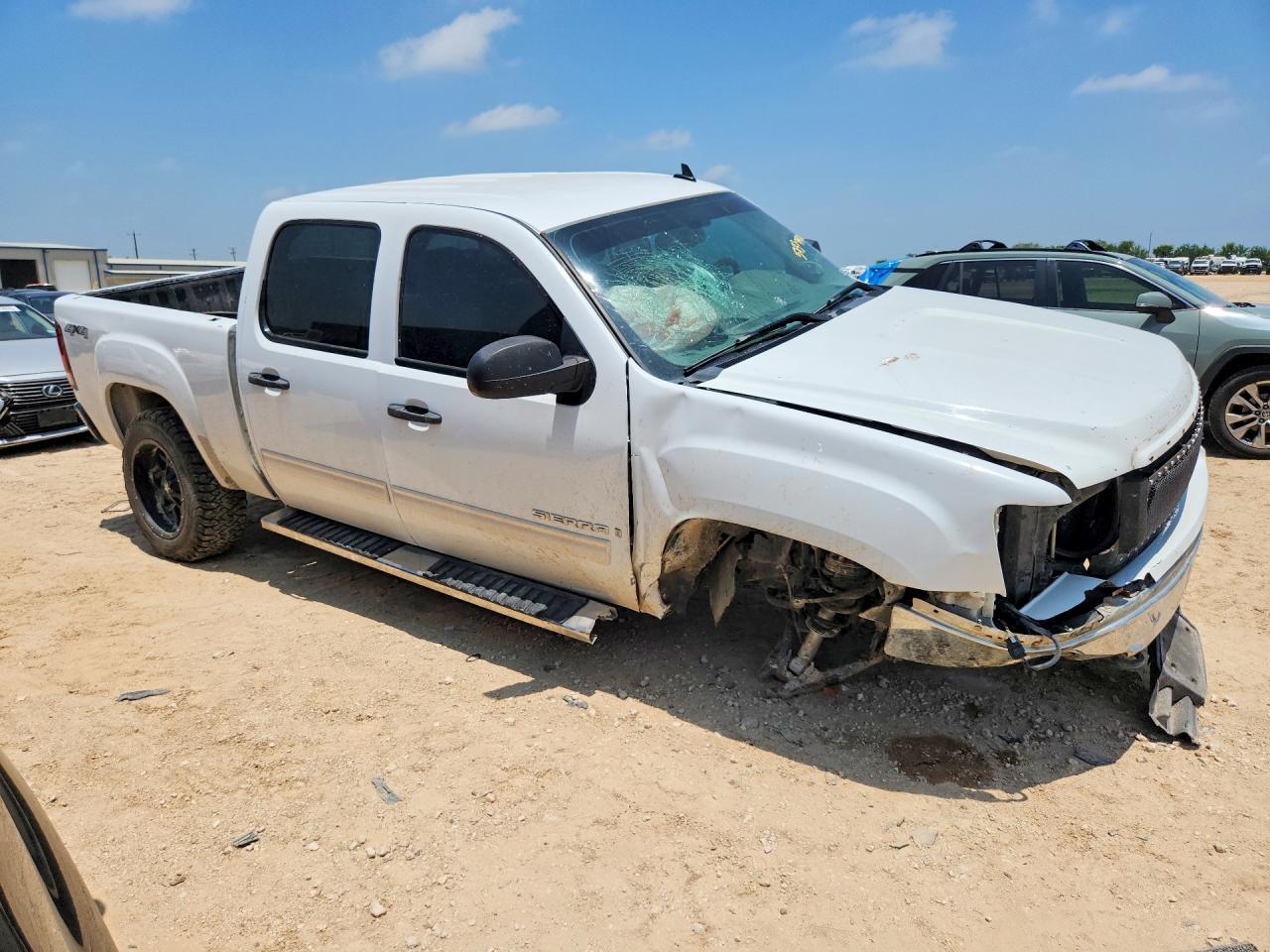 2007 Gmc Sierra Белый vin: 2GTEK13C971730581