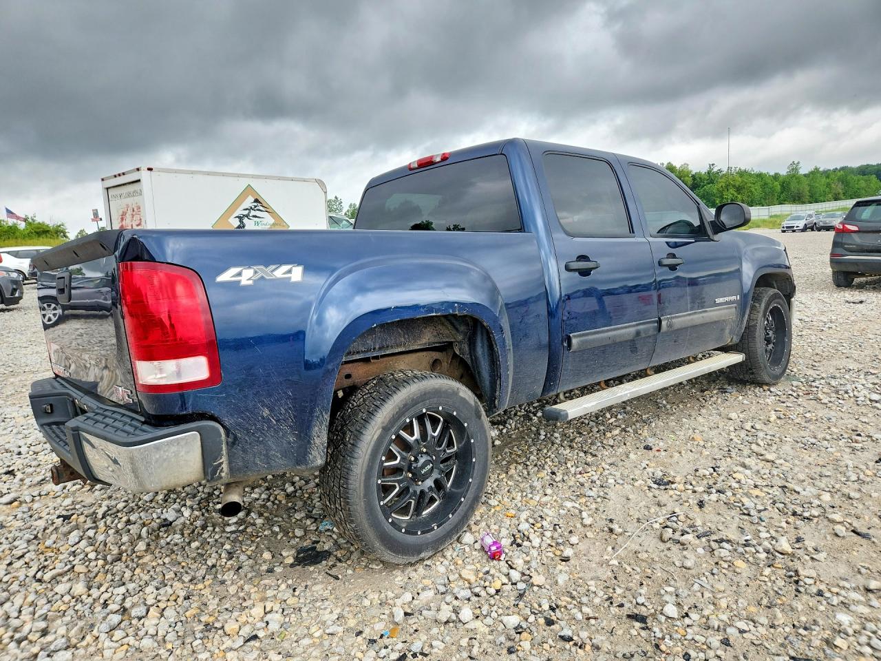 2008 Gmc Sierra K1500 Blue vin: 2GTEK13J281280207