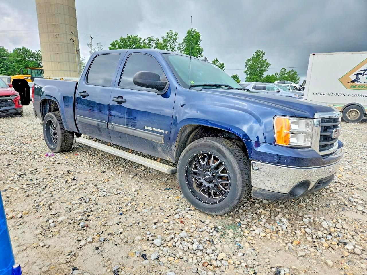 2008 Gmc Sierra K1500 Blue vin: 2GTEK13J281280207