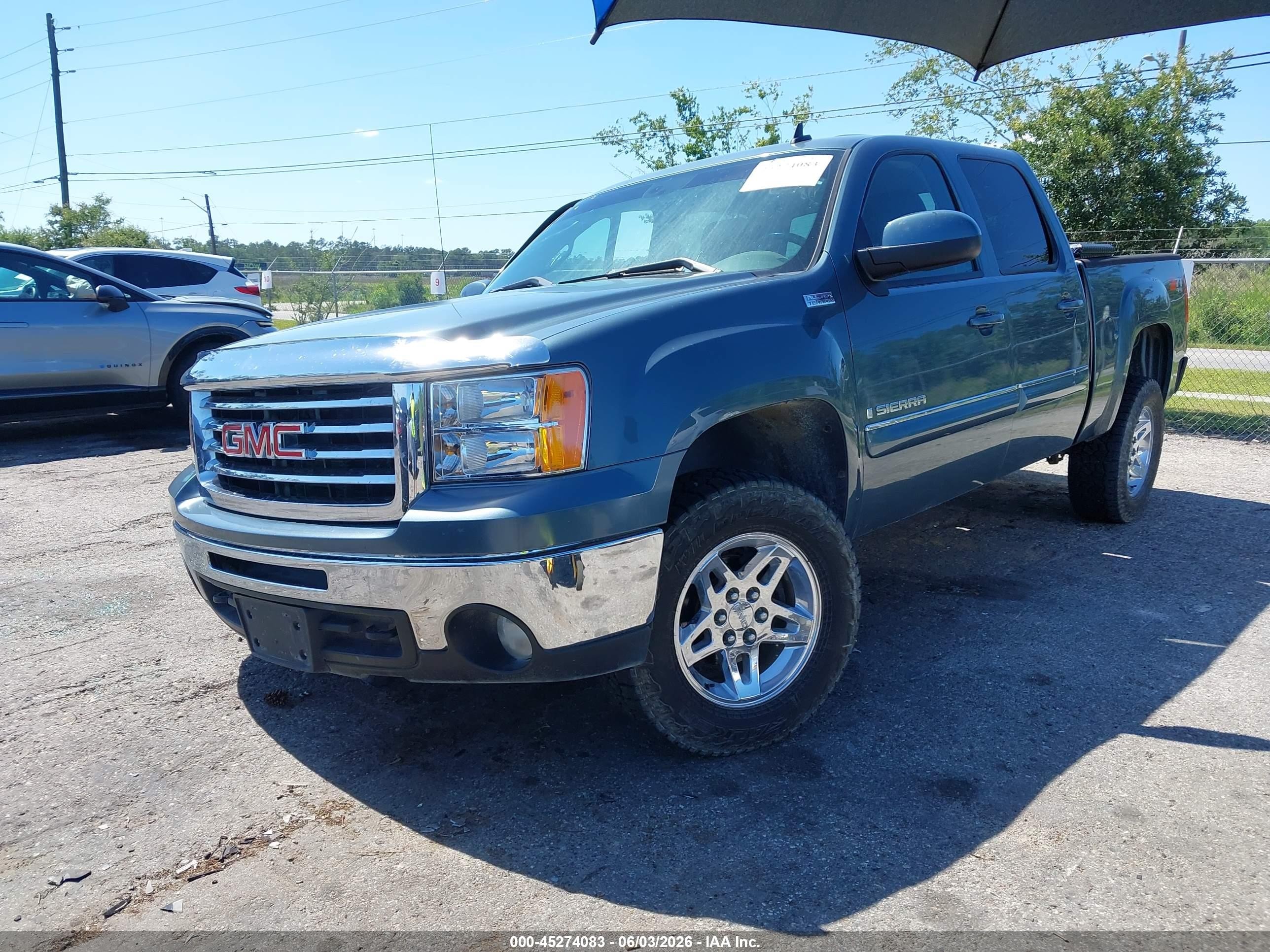 2008 Gmc Sierra 1500 Slt Синий vin: 2GTEK13J581268374