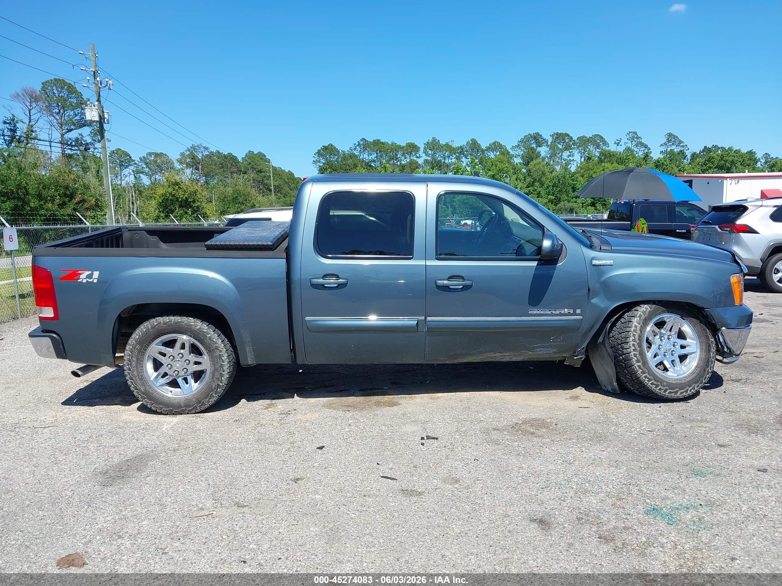 2008 Gmc Sierra 1500 Slt Синий vin: 2GTEK13J581268374