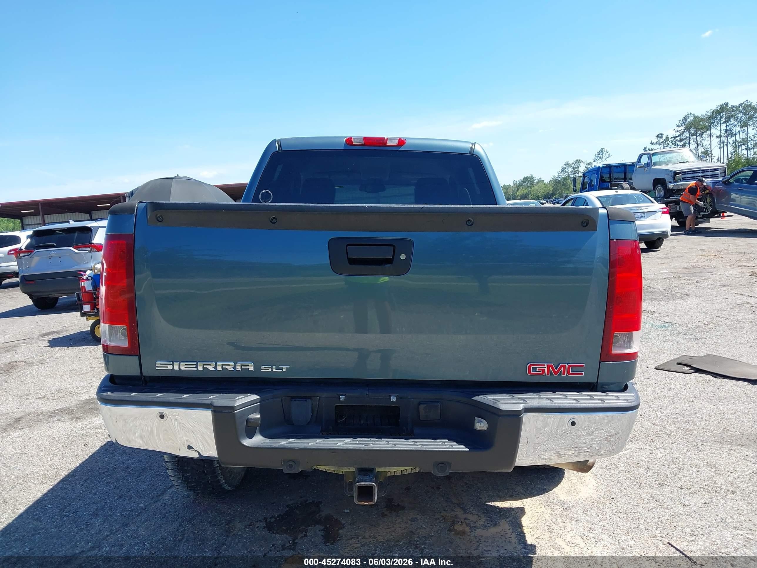2008 Gmc Sierra 1500 Slt Синий vin: 2GTEK13J581268374