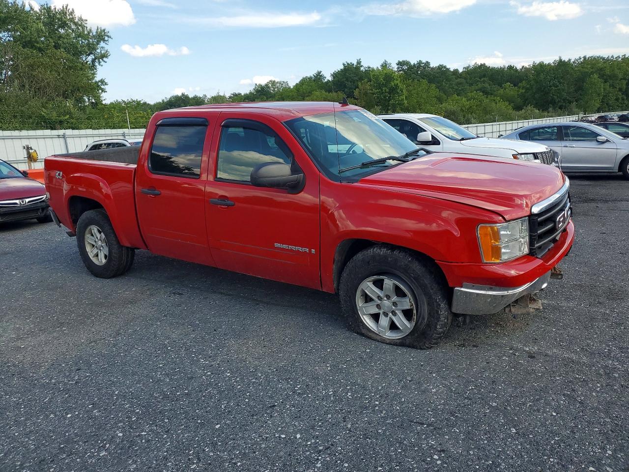 2008 Gmc Sierra K1500 Red vin: 2GTEK13J981322968